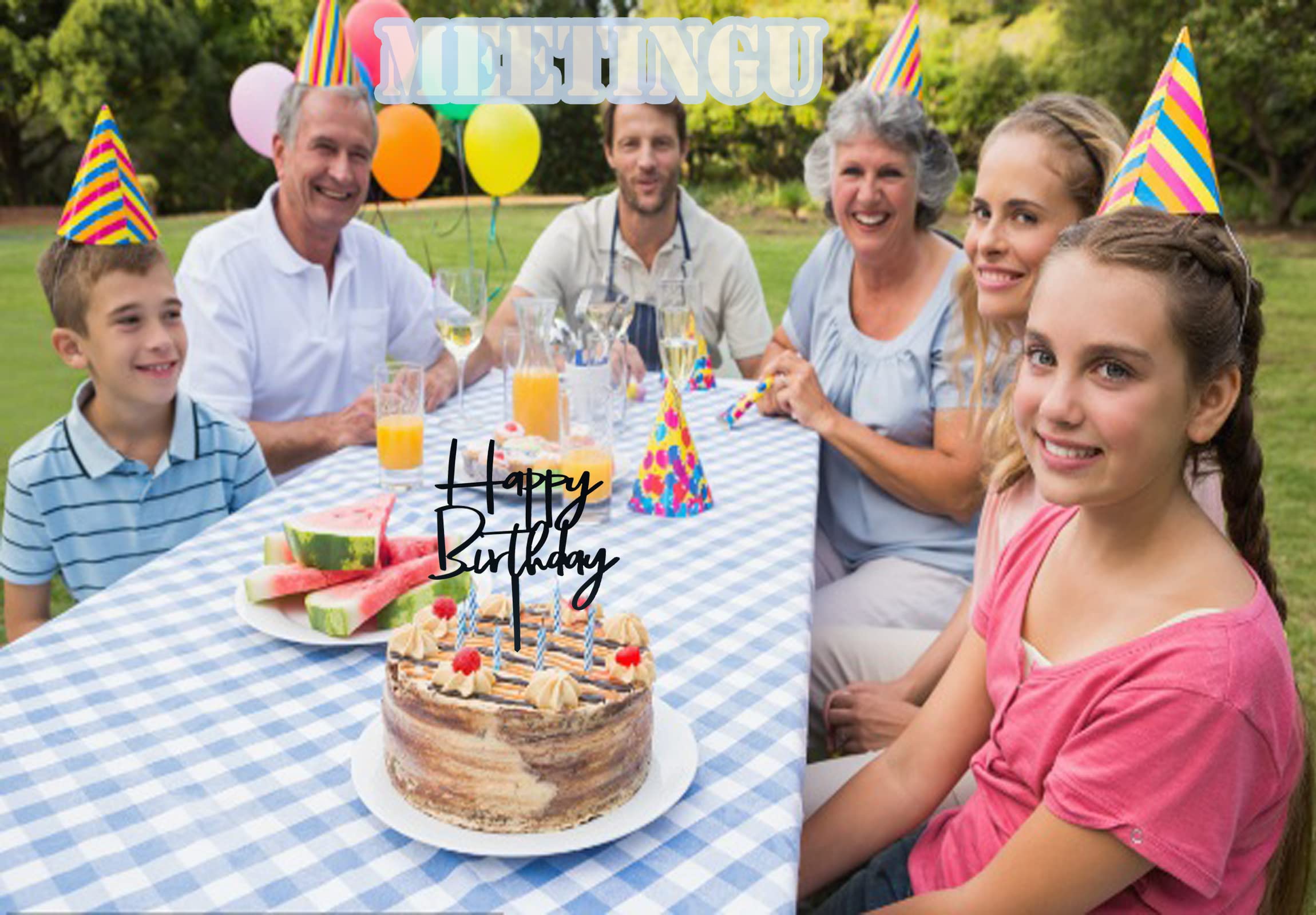 Happy Birthday Cake Topper - Black Birthday Party Decoration for Cakes, Cupcakes & Desserts | Perfect for Birthday Celebrations, Anniversaries & Special Events