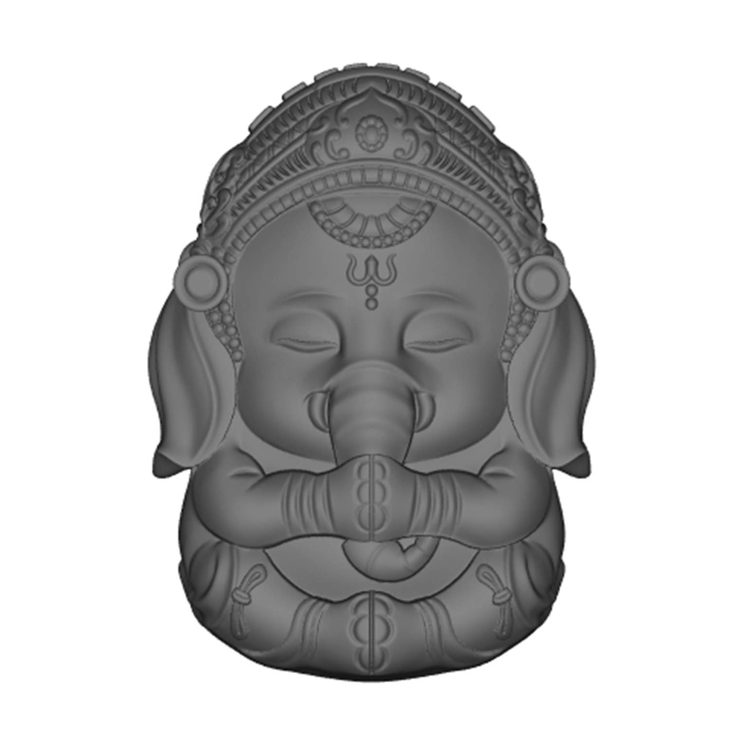 3D Ganesh Silicone Mold for DIY Soap, Candle, Resin, Epoxy Crafts - Perfect for Home Decor, Festival Gifts & Spiritual Meditation Spaces