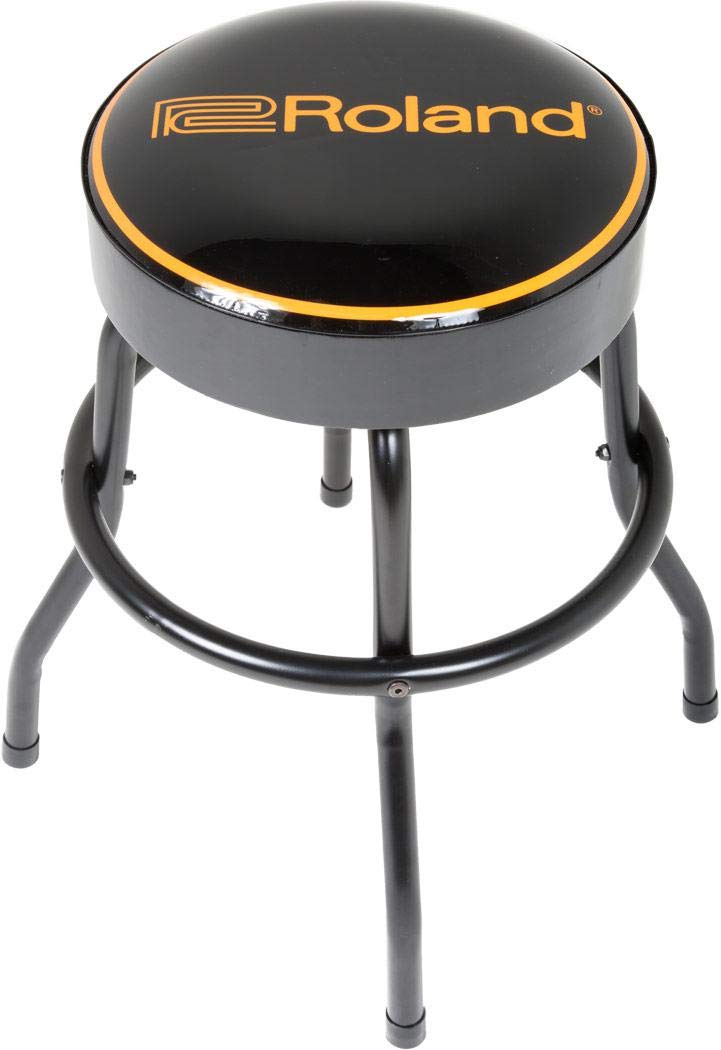 Roland RBS-30 Premium Padded Bar Stool, 30-Inch Height, Adjustable Swivel Seat, Comfortable Kitchen & Bar Counter Stool for Home, Restaurant, and Cafe Use