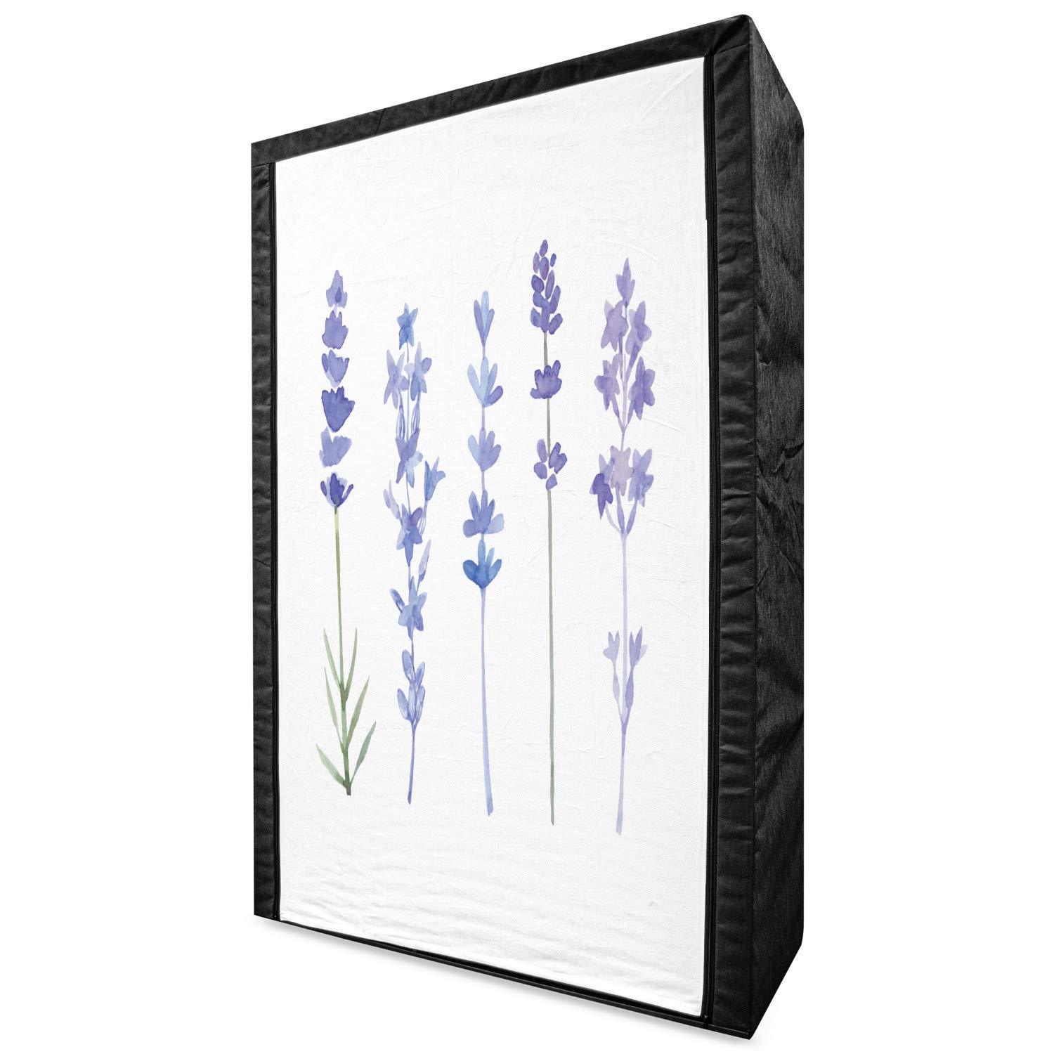 Ambesonne Portable Fabric Wardrobe with Shelves - 42.5