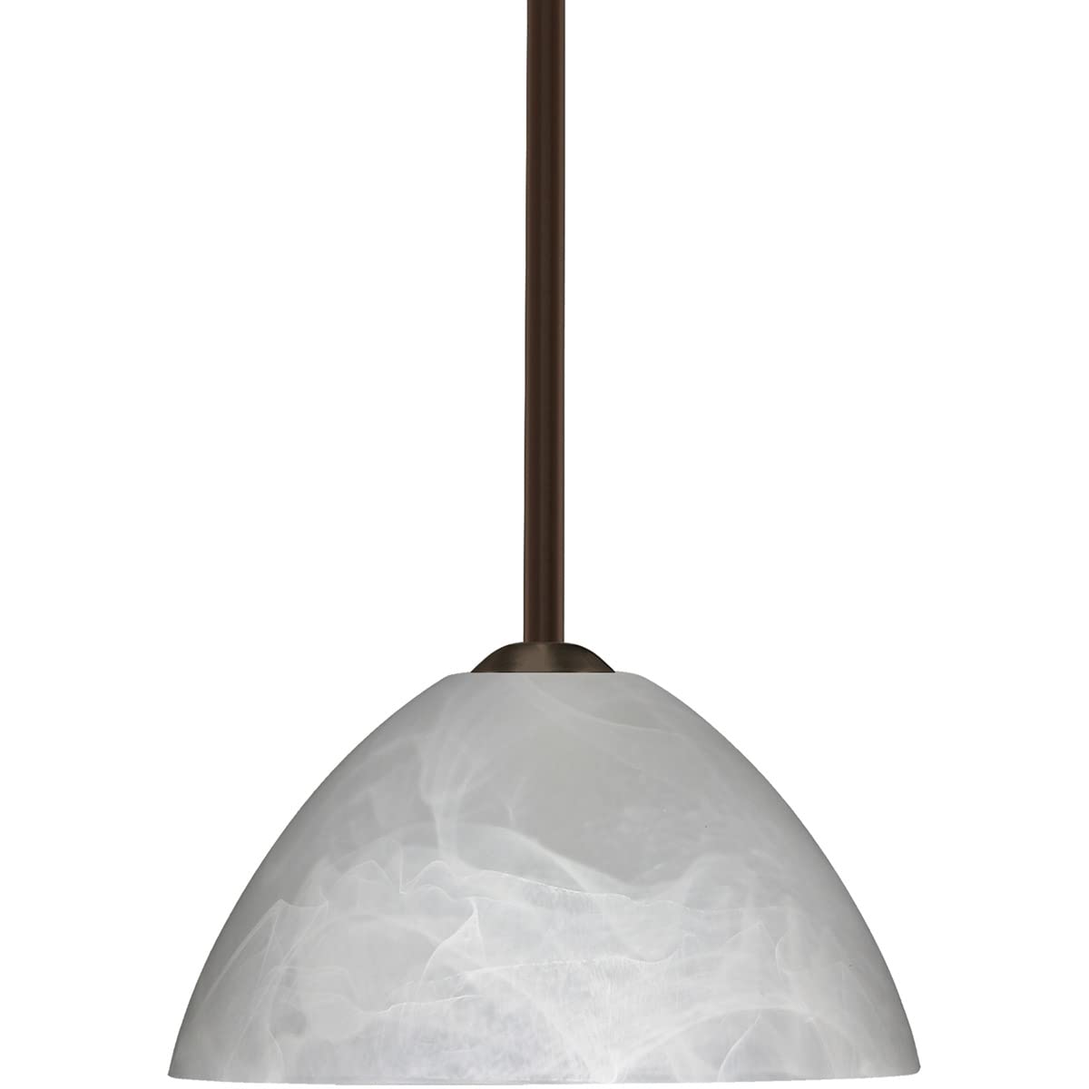 Tessa Collection 1TT-420152 LED Transitional One Light Pendant - Bronze/Dark Finish for Dining Room, Kitchen Island, or Entryway Lighting