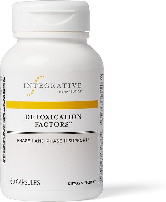 Integrative Therapeutics Detoxication Factors - Liver Support & Toxin Removal Supplement for Detox & Cleansing - Ideal for Post-Holiday, Weight Management & Wellness Routine
