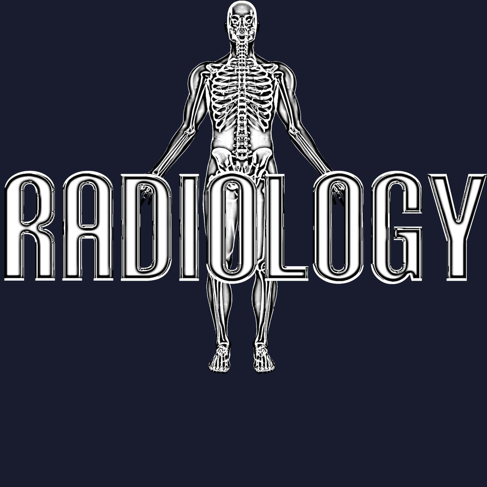 Radiology Zip Hoodie for Men - Dark Zip-Up Hooded Sweatshirt | Comfortable & Stylish Medical Apparel for Doctors, Students & Healthcare Professionals