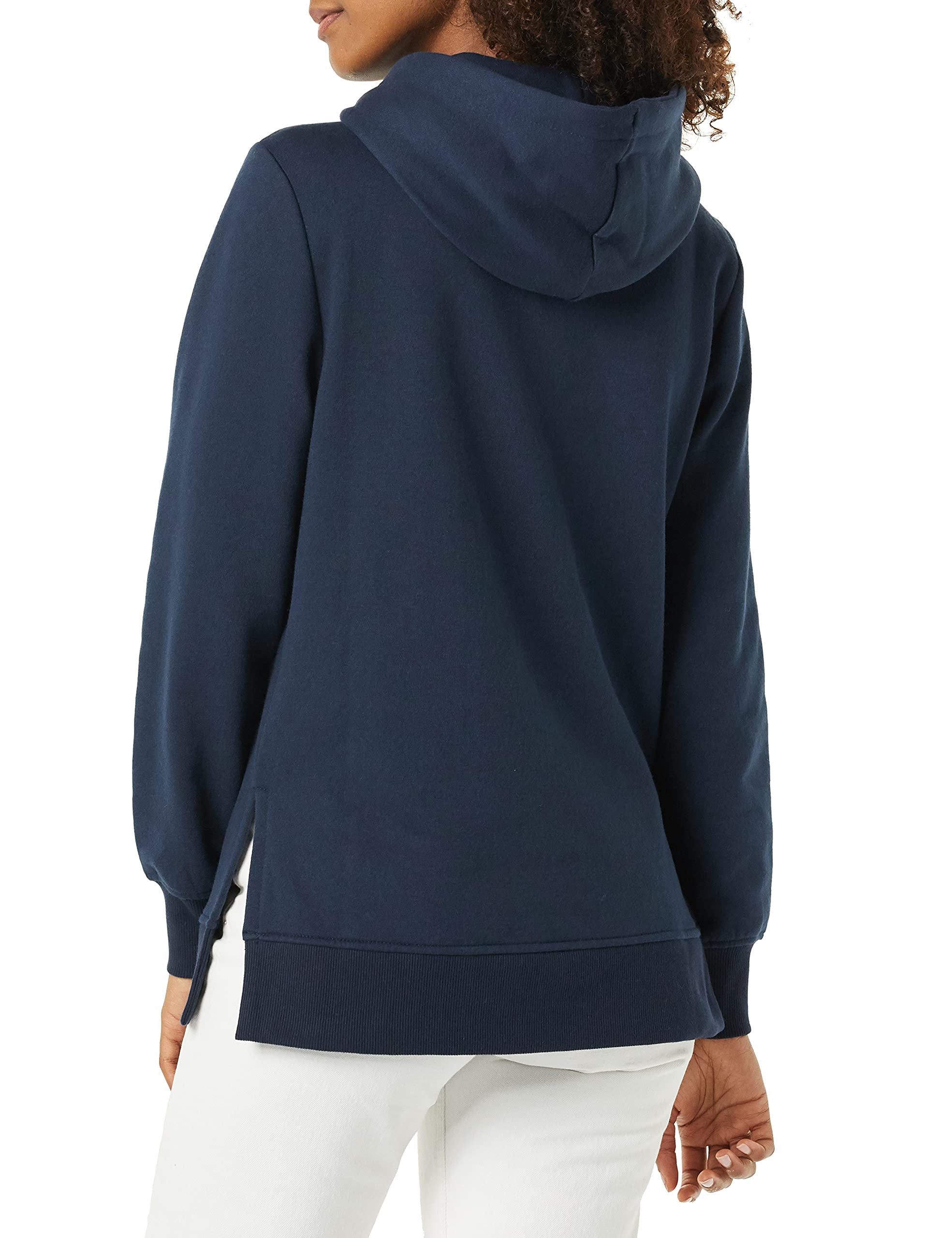 Amazon Essentials Women's Fleece Hooded Tunic Sweatshirt - Cozy Oversized Pullover for Casual Wear, Lounge & Winter Outfits | Soft Warm Fleece Hoodie for Women