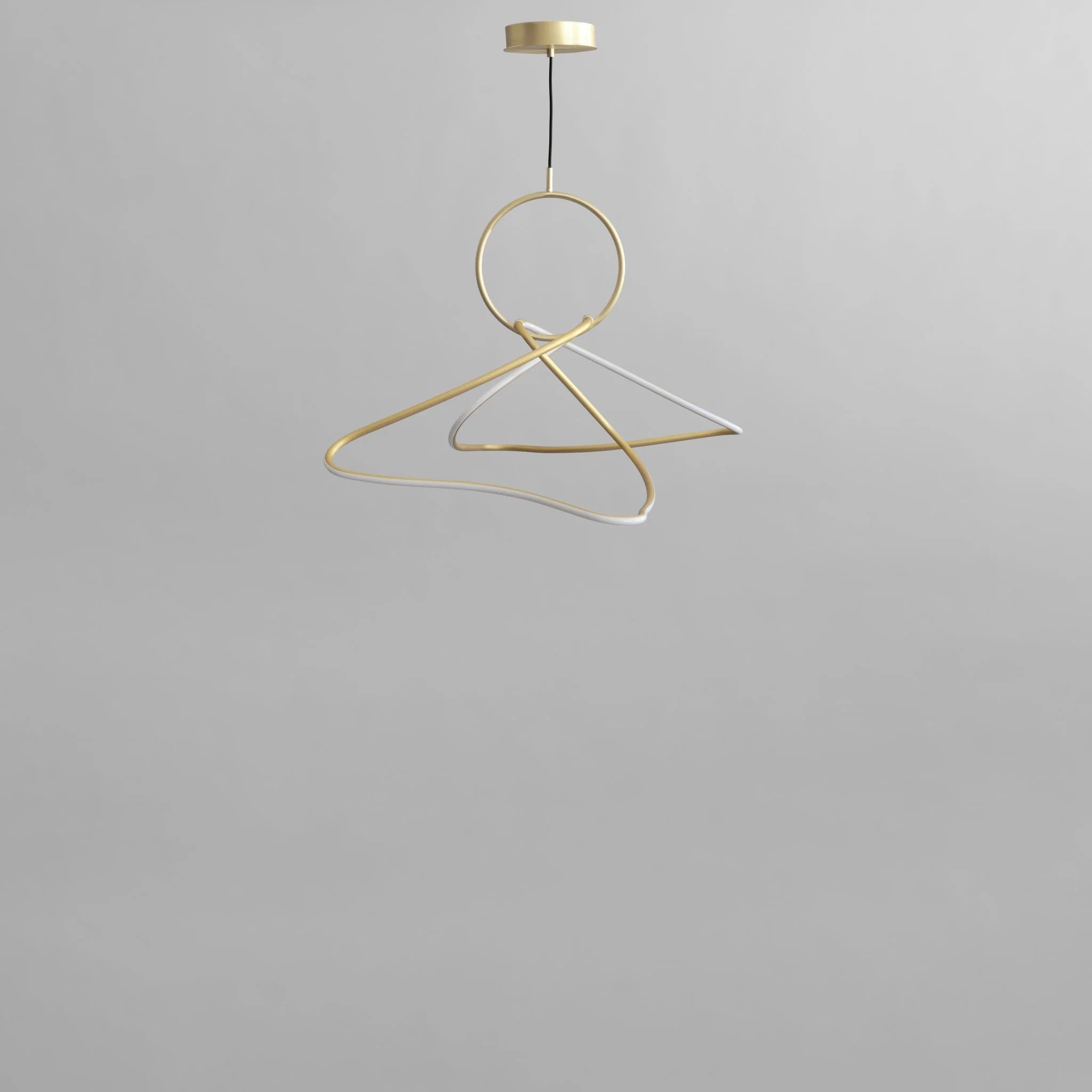 101 COPENHAGEN Kumo Mini Brass Pendant Light - Modern Scandinavian Ceiling Lamp for Dining Room, Bedroom & Living Room Decor