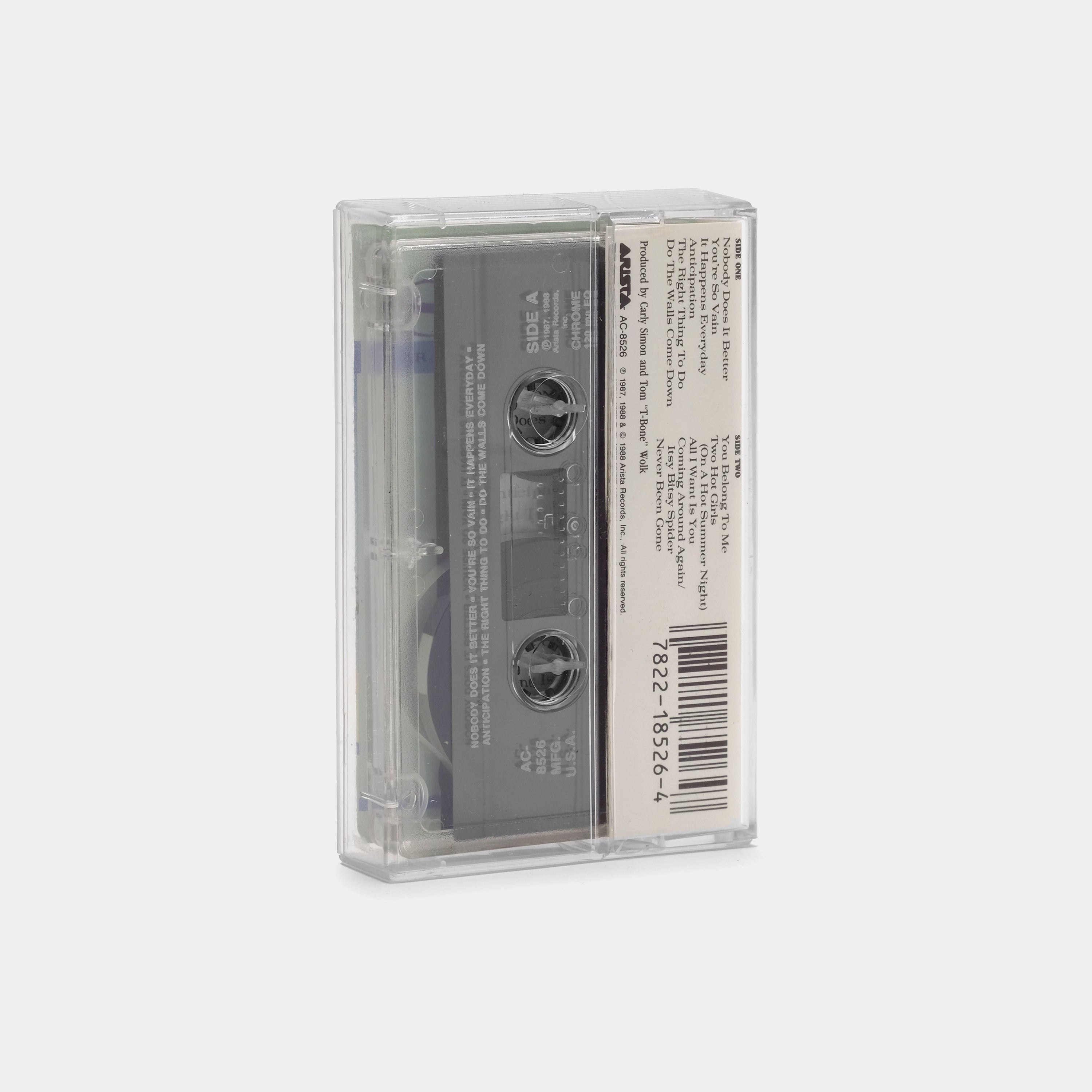 Carly Simon Greatest Hits Live Cassette Tape - Vintage Music Collection for Home, Car & Retro Music Lovers - Perfect for 70s Nostalgia & Classic Rock Fans