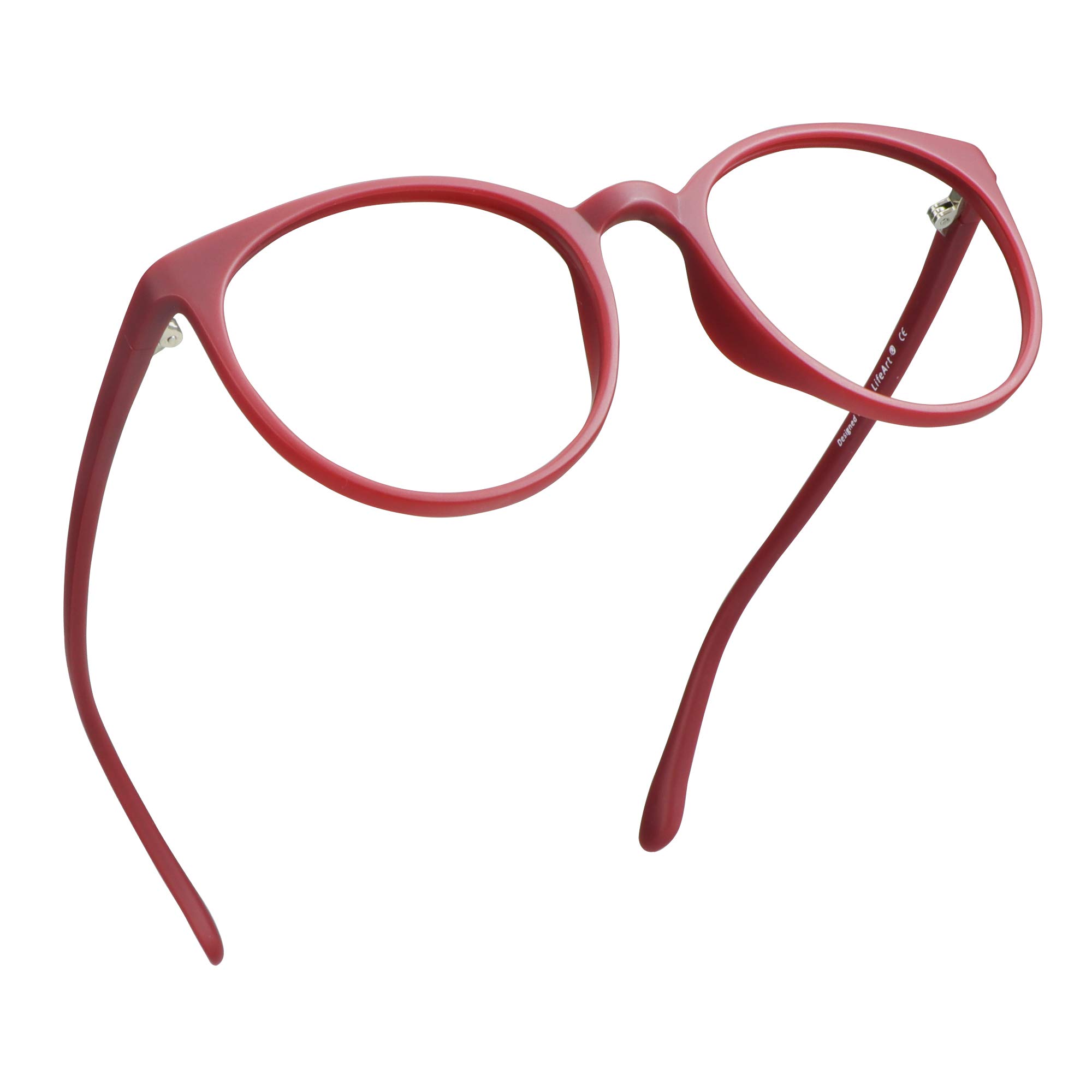 LifeArt Blue Light Blocking Glasses for Computer, Reading & Gaming - Anti Eye Strain Glasses for Screen Time, Work & Night Use