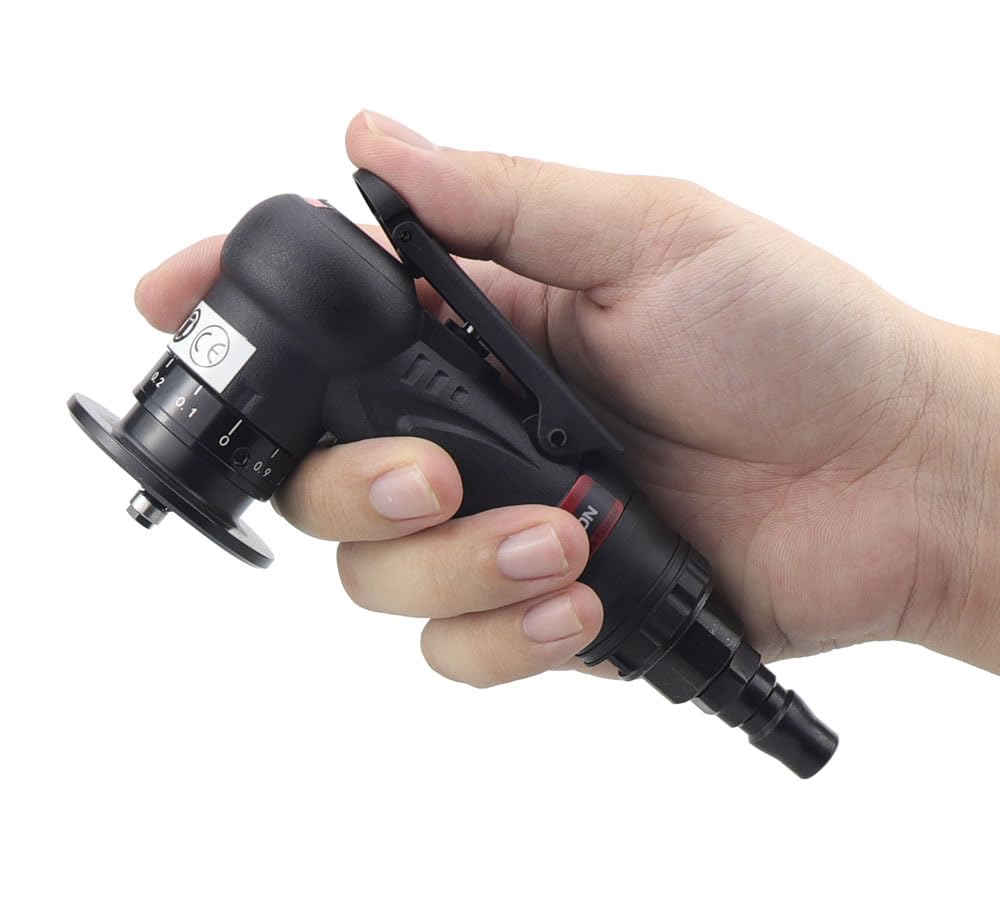 Pneumatic Chamfer Tool - Air Beveling & Deburring Tool for Metal Trimming, Mini Handheld Grinder for Inner Holes & Metal Edges | Perfect for Metalworking, Automotive Repair & DIY Projects