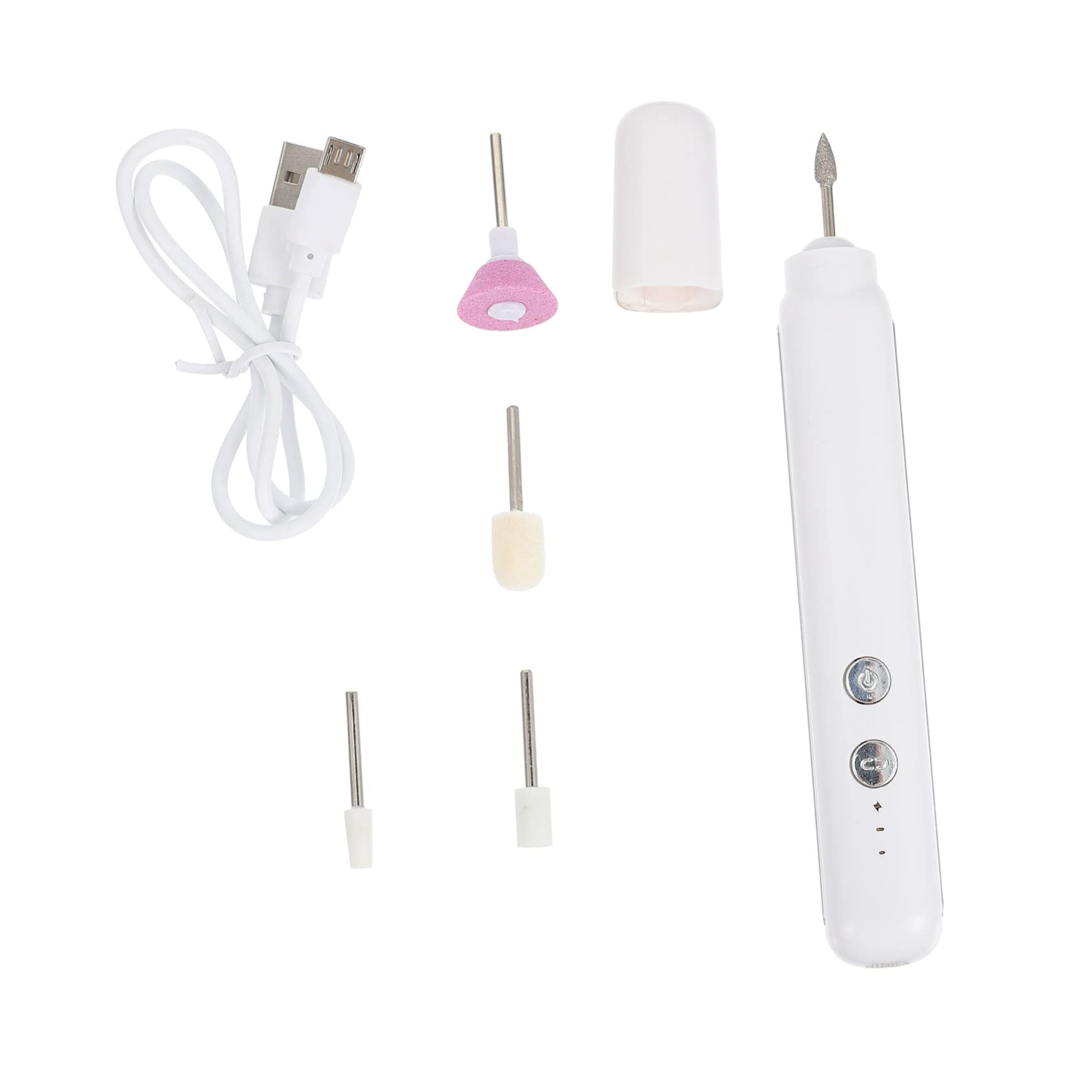 FRCOLOR Professional Electric Nail Drill Kit - Portable Manicure & Pedicure Set with Nail File for Acrylic Nails, Salon & Home Use | Perfect for DIY Nail Care, Nail Art, and Professional Salon Services