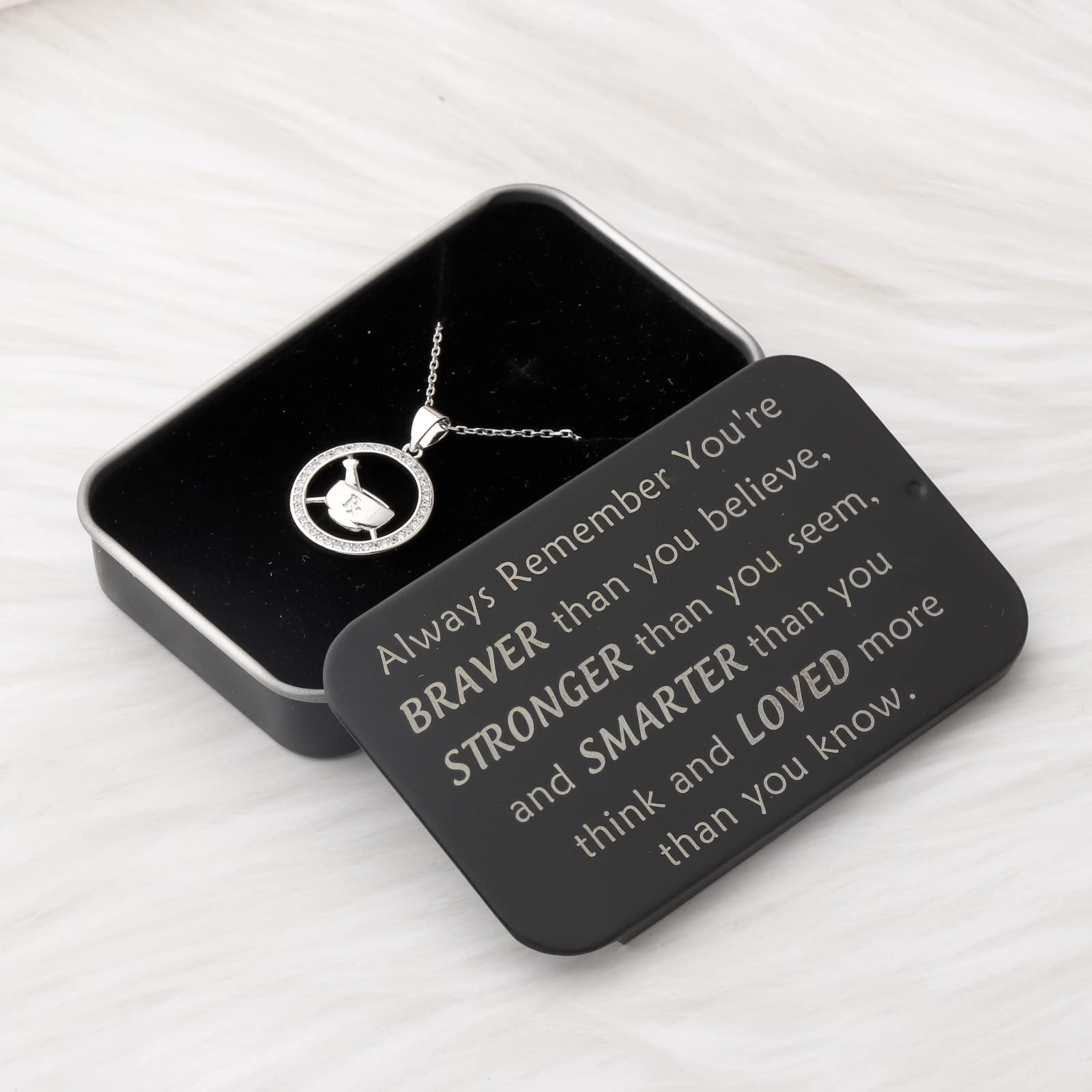 Rx Pendant Necklace for Pharmacists - Pharmacy Technician Jewelry Gift for Graduation & Appreciation - Perfect for Medical Professionals & Healthcare Workers