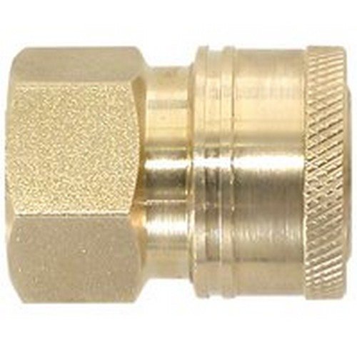 Valley Industries PK-85300102 Quick Connect Pressure Washer Coupler - Heavy Duty Brass Fitting for Garden Hose, Power Washer & Cleaning Equipment - Perfect for Home, Car Wash & Outdoor Cleaning