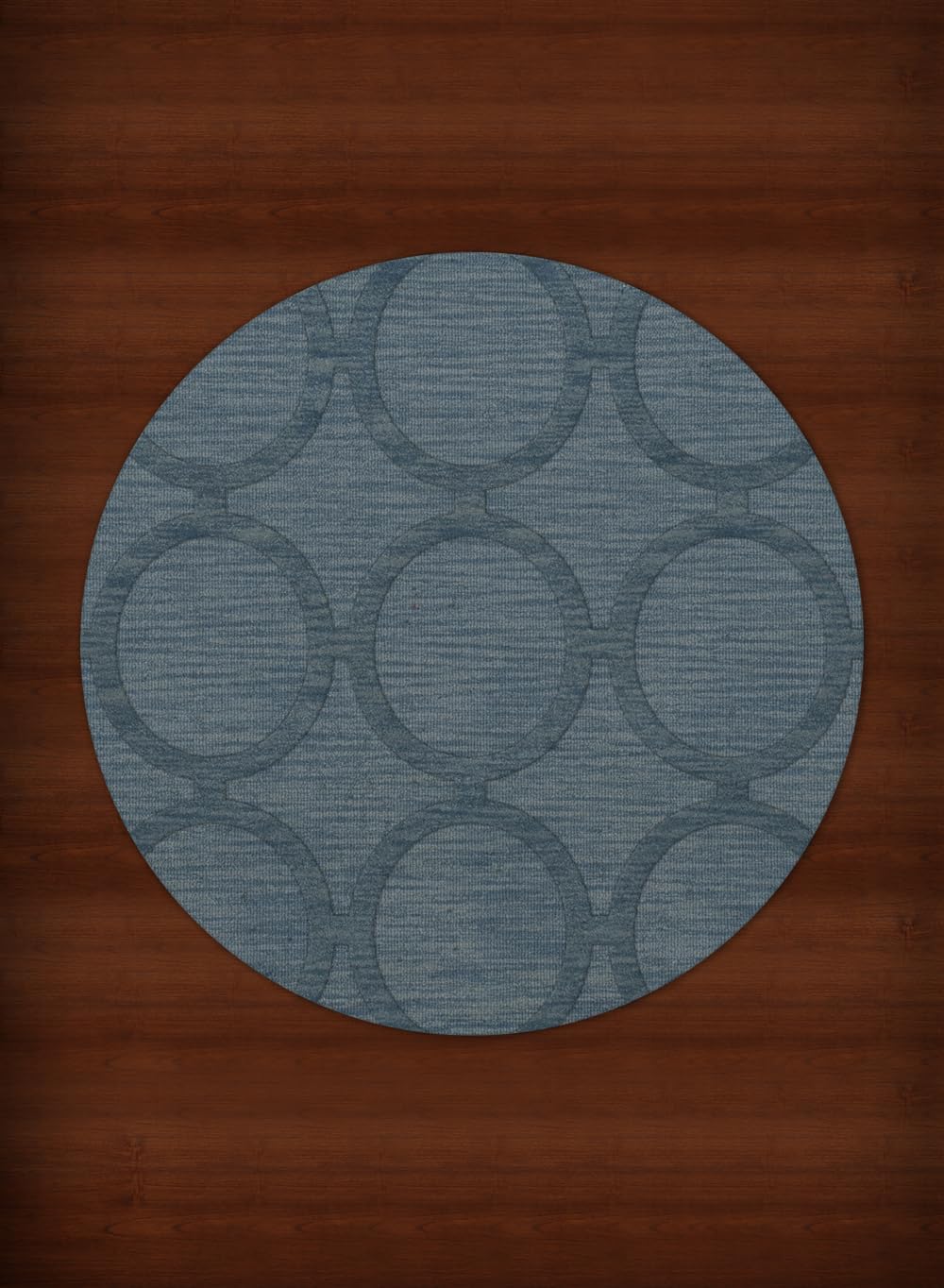 Dalyn Rugs Dover DV14 12' Round Area Rug in Sky Blue - Perfect for Living Room, Bedroom, or Dining Room Decor