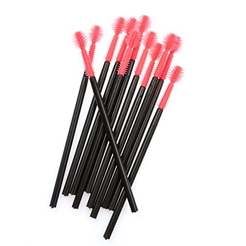 MELADY® 1000pcs Disposable Silicone Eyelash Brushes - Ball-Shaped Mascara Wands Applicator for Professional Makeup Kits | Perfect for Salon, Spa & Home Lash Extensions