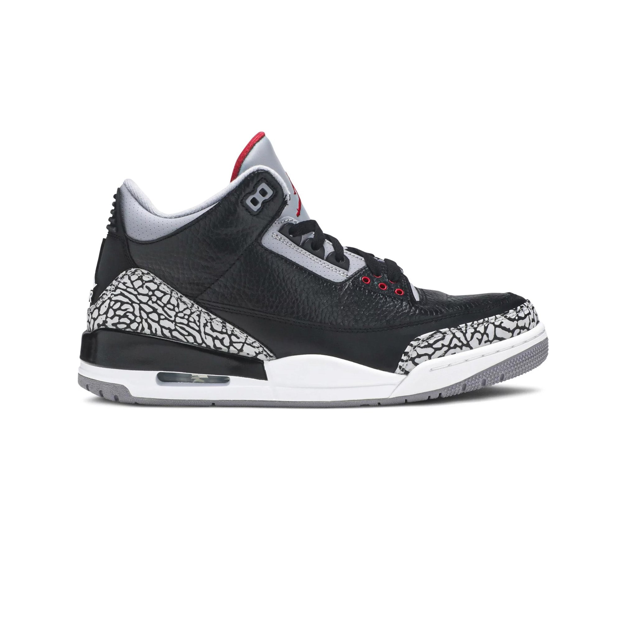 Air Jordan 3 Retro 'Black Cement' Men's Basketball Shoes - 2011 Edition - Premium Leather Sneakers for Sports & Streetwear Fashion