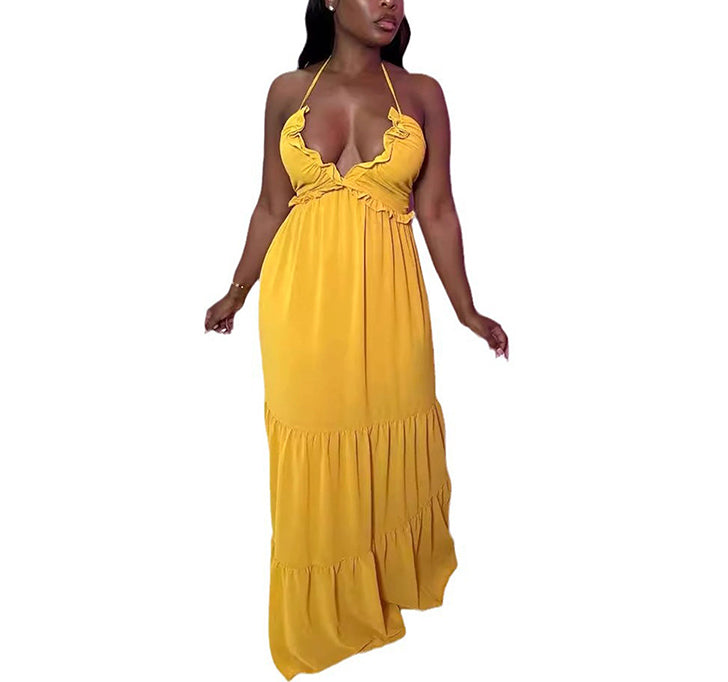 Elegant Slim Suspender Dress for Women - Stylish & Comfortable Outfit for Casual Wear, Office, Date Night & Special Occasions