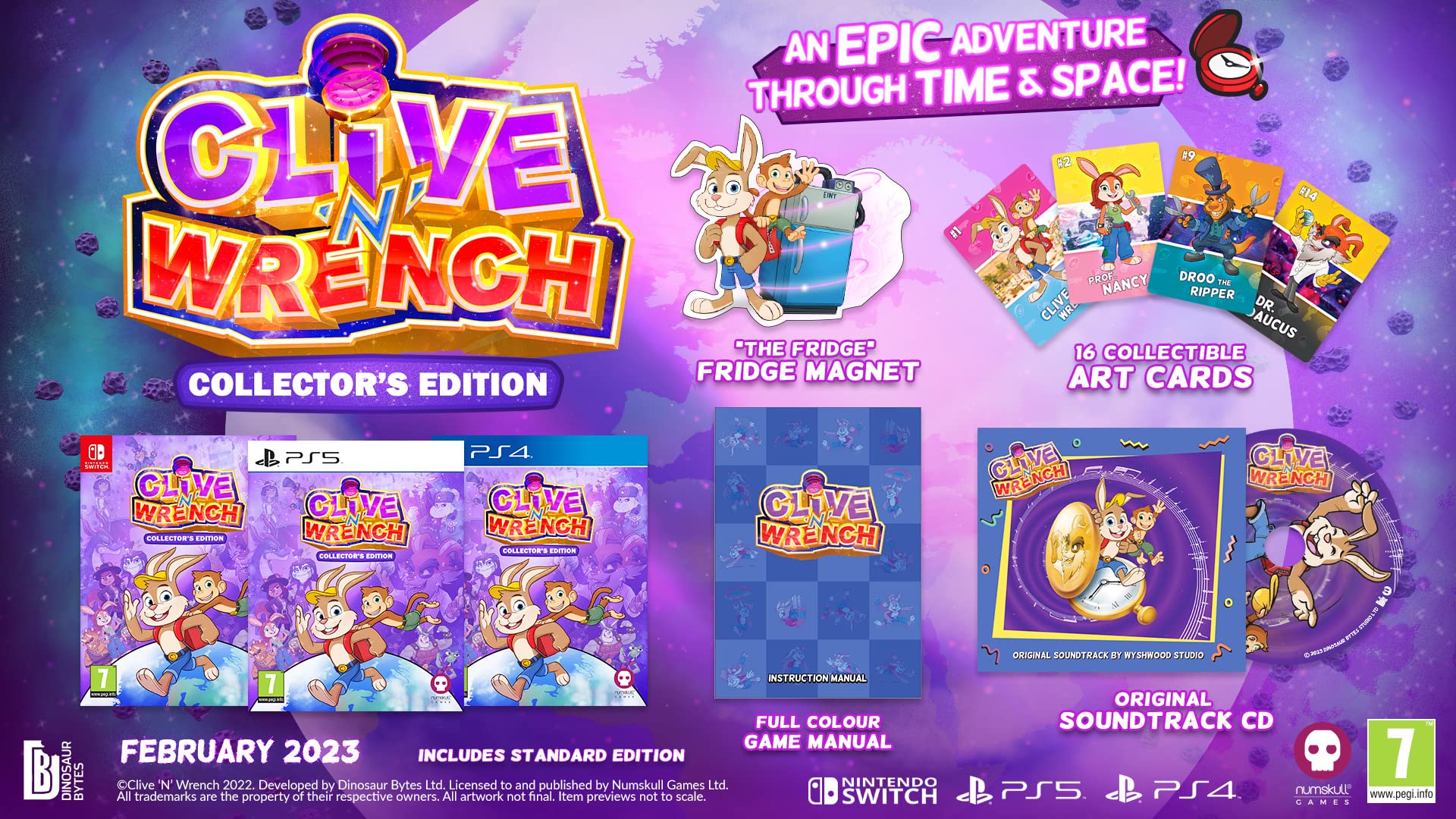 Clive 'N' Wrench Collector's Edition - PS5 Game | Limited Edition Action-Adventure Platformer | Perfect for Family Gaming & Collectors