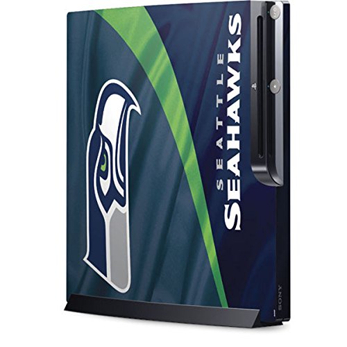 Official NFL Seattle Seahawks Gaming Skin Decal for Playstation 3 & PS3 Slim - Custom Vinyl Sticker Wrap for Console Protection & Team Spirit - Perfect for Gamers & Football Fans