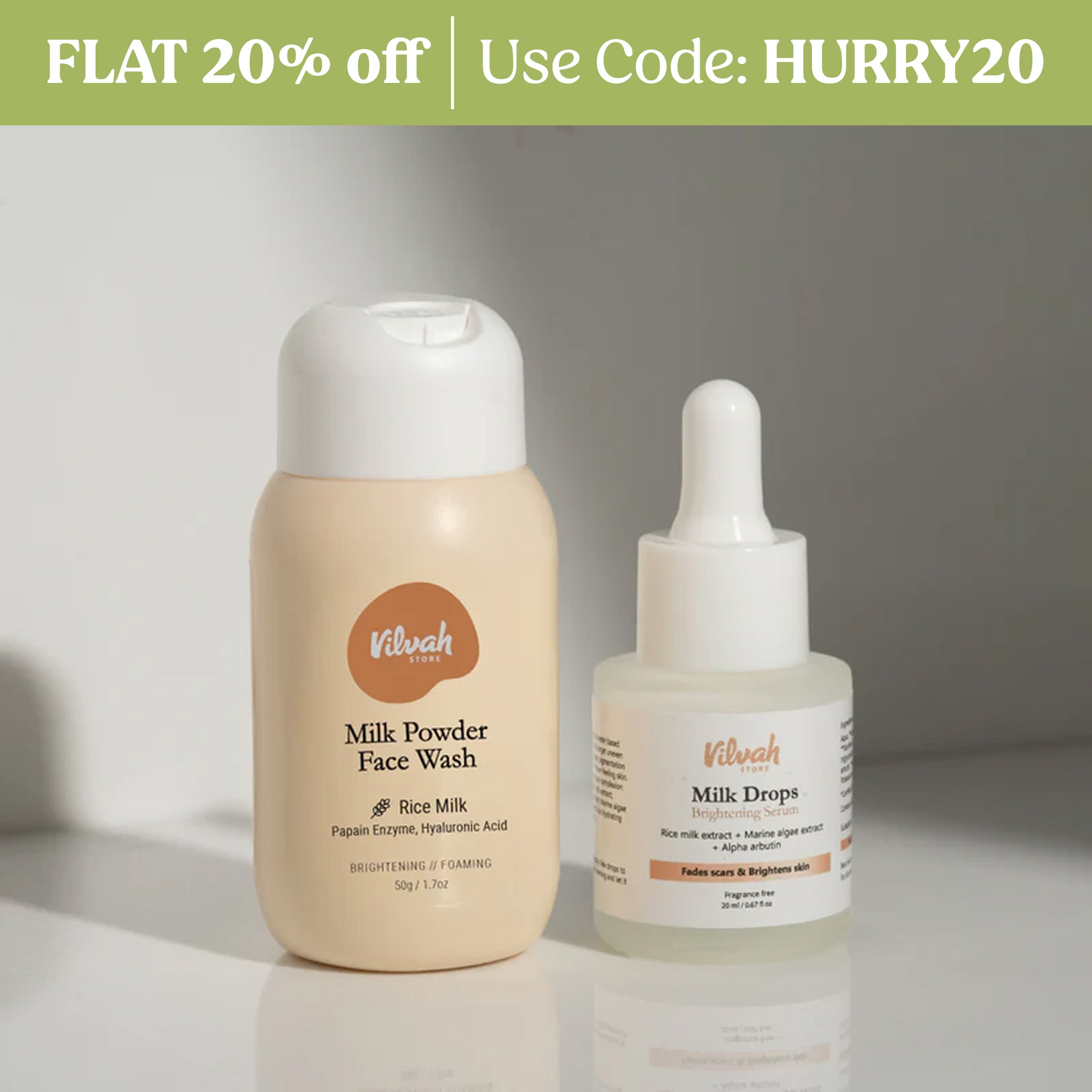 Best Organic Milk Powder Face Wash for Sensitive Skin - Gentle Cleansing & Hydration - Perfect for Daily Skincare Routine & Travel