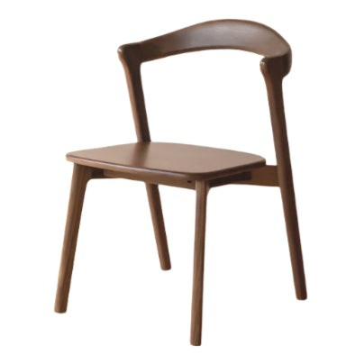 Premium Black Walnut & Ash Solid Wood Dining Chair - Handcrafted Modern Farmhouse Style for Kitchen, Dining Room & Home Decor
