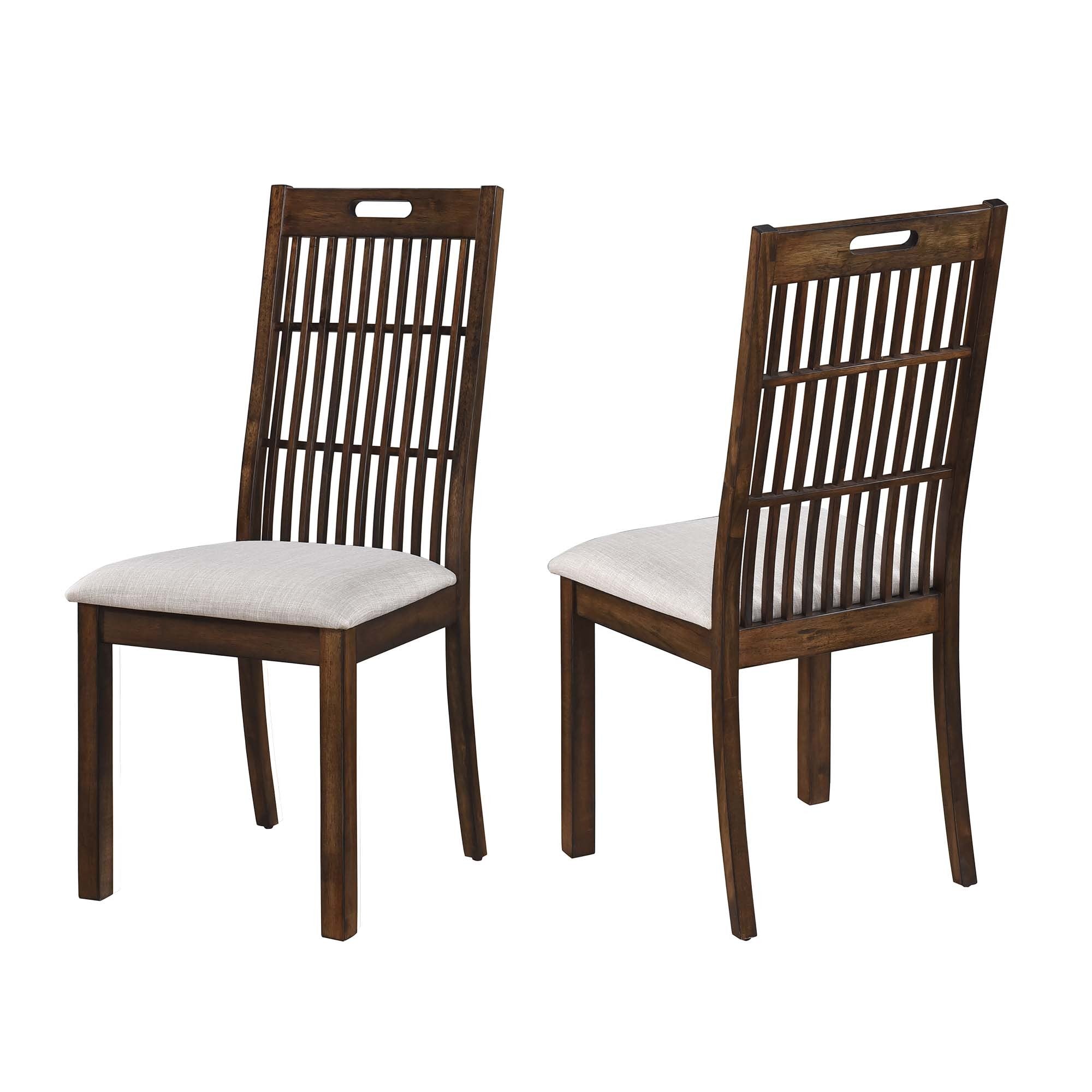 2-Piece Set Dining Side Chairs - Rustic Modern Farmhouse Design with Retro Style, Easy Assembly for Kitchen, Dining Room & Breakfast Nook