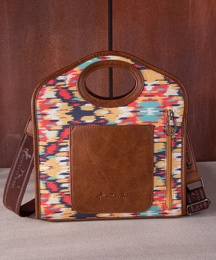 Montana West Western Prints Concealed Carry Crossbody Bag for Women - Stylish & Functional Purse with Hidden Gun Pocket - Perfect for Travel, Shopping & Everyday Use