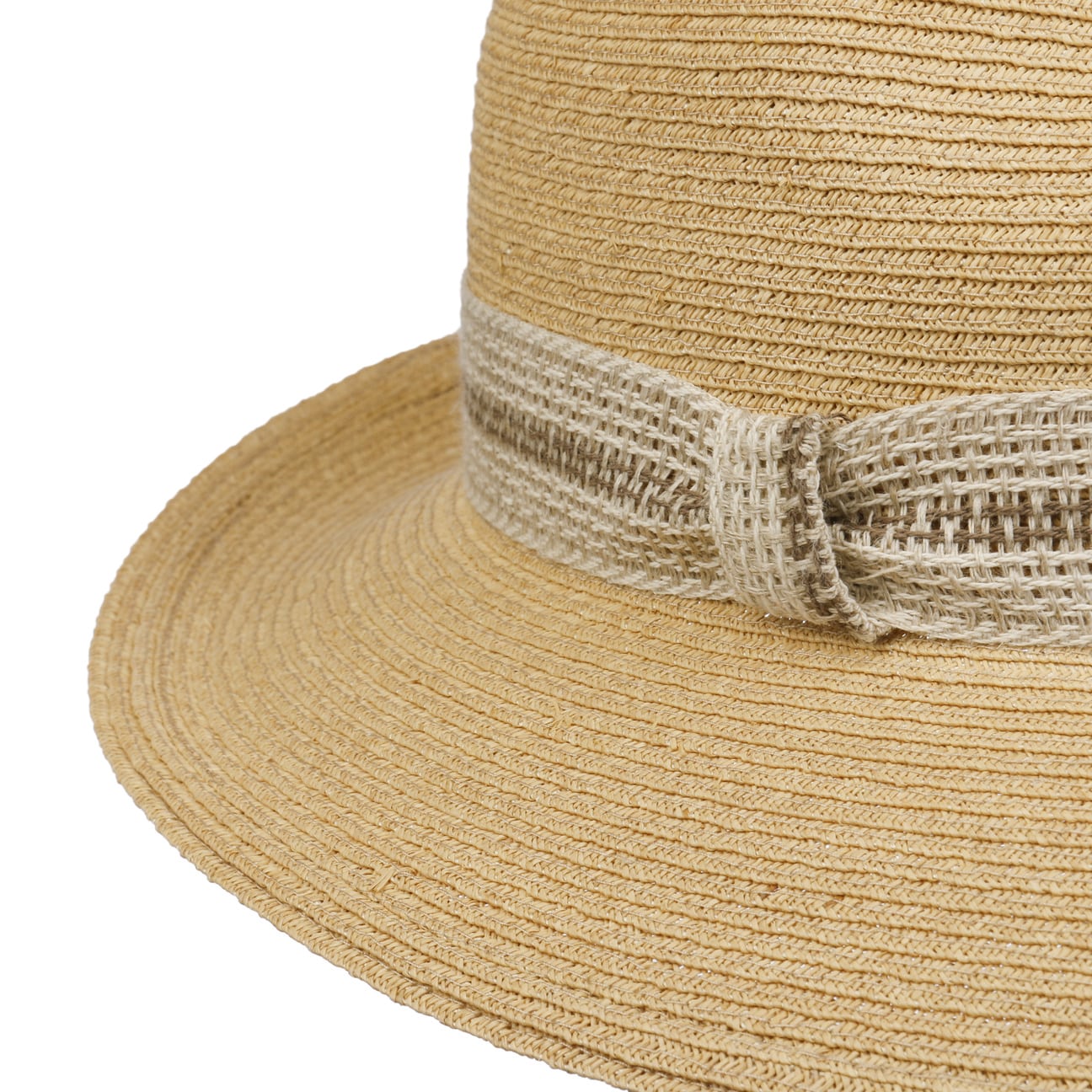 Stylish Simone Raffia Hat by Mayser - Women's Summer Wide Brim Sun Hat for Beach, Vacation & Outdoor Activities