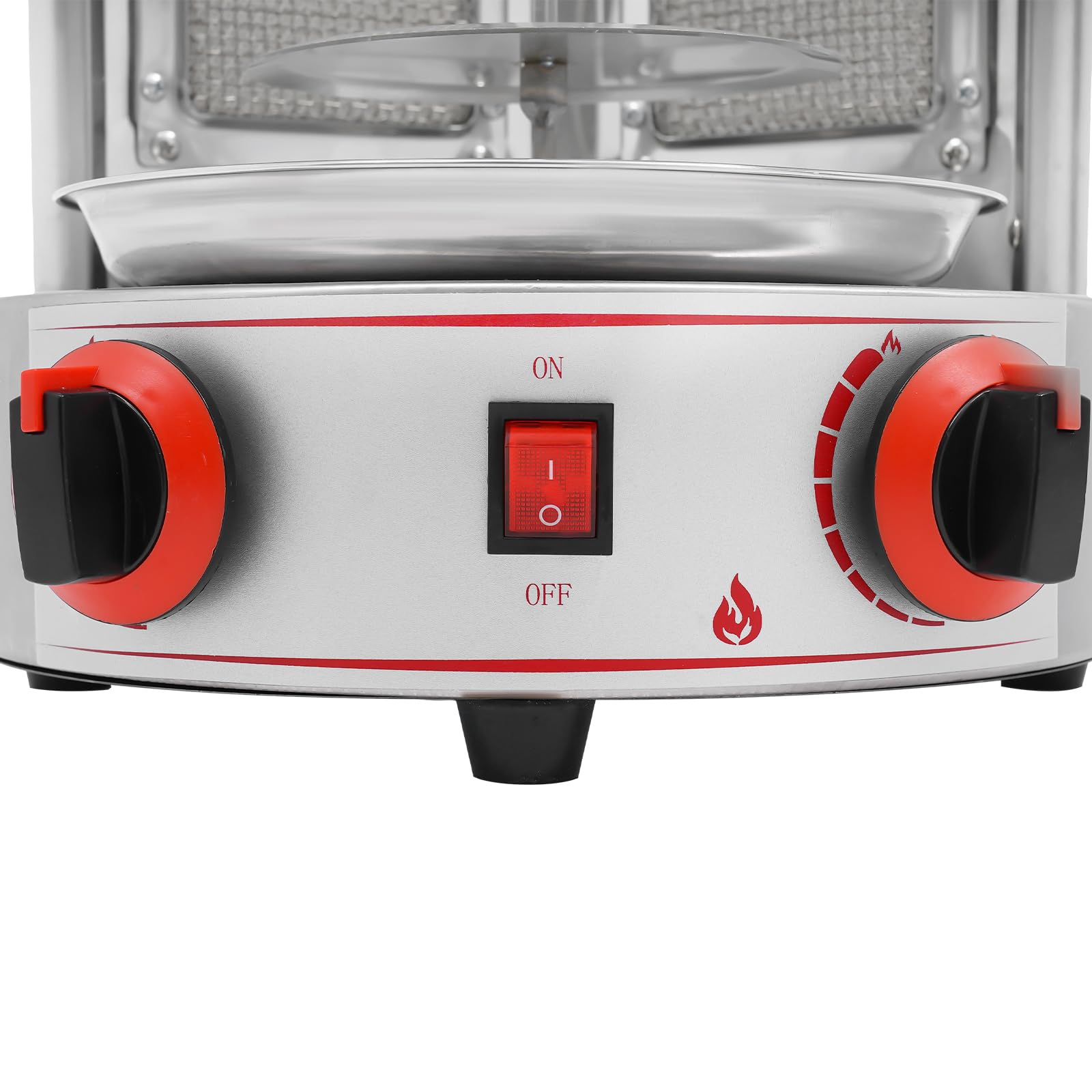 3000W Gas Doner Kebab Machine - Commercial Vertical Rotisserie Grill for Gyro, Shawarma & Chicken - Perfect for Restaurants, Food Trucks & Home BBQ Parties