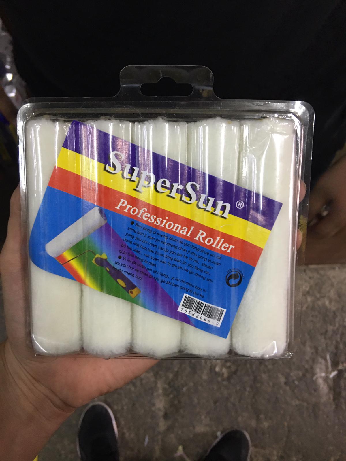 4 Roller Refill (Mohair) for Paint Rollers | PRR 04 4WHD Model | Perfect for Smooth Wall Painting and DIY Home Projects