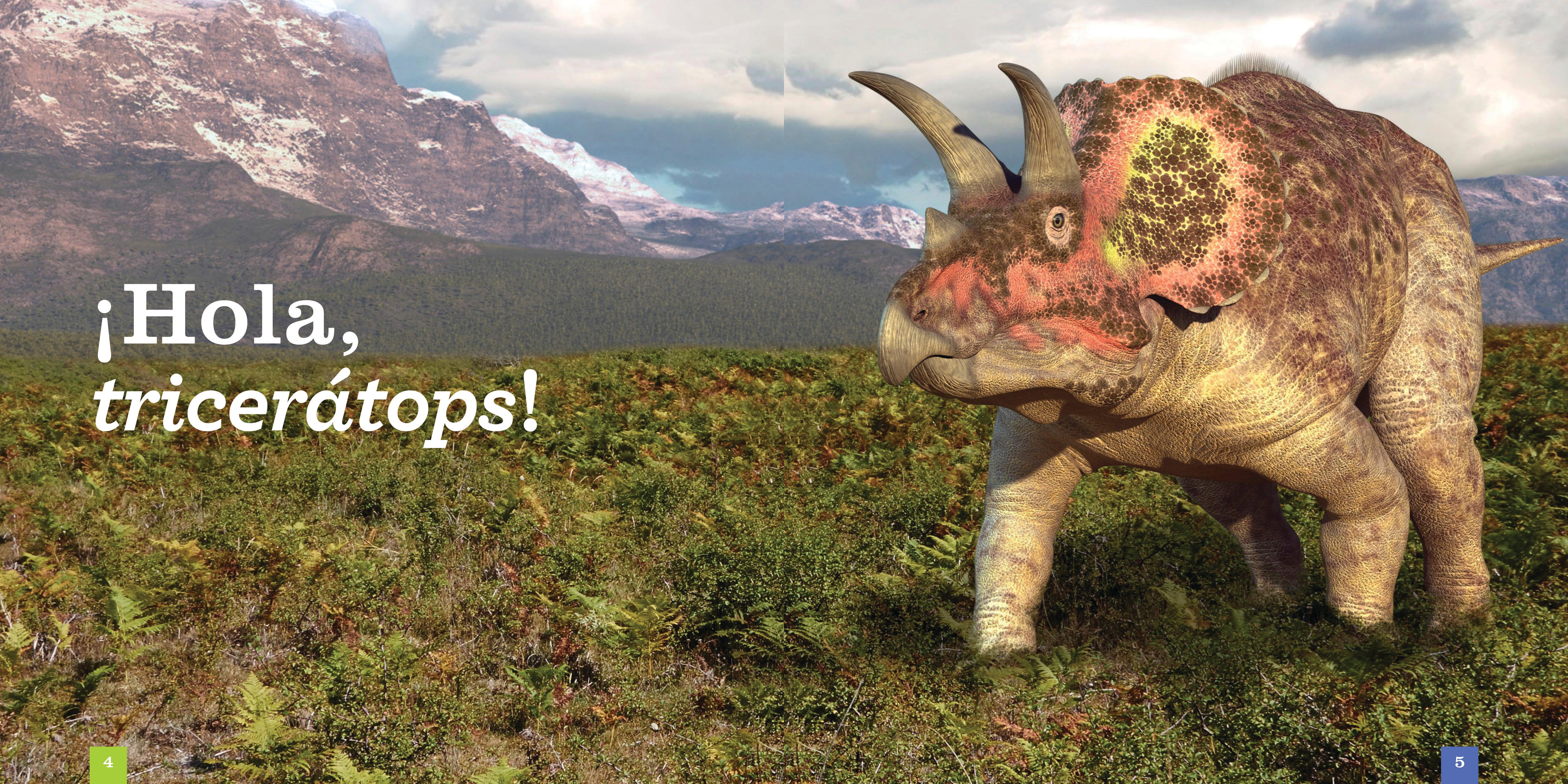 Triceratops Dinosaur Book 9781640267336 - Educational Kids Reading & Learning for School & Home