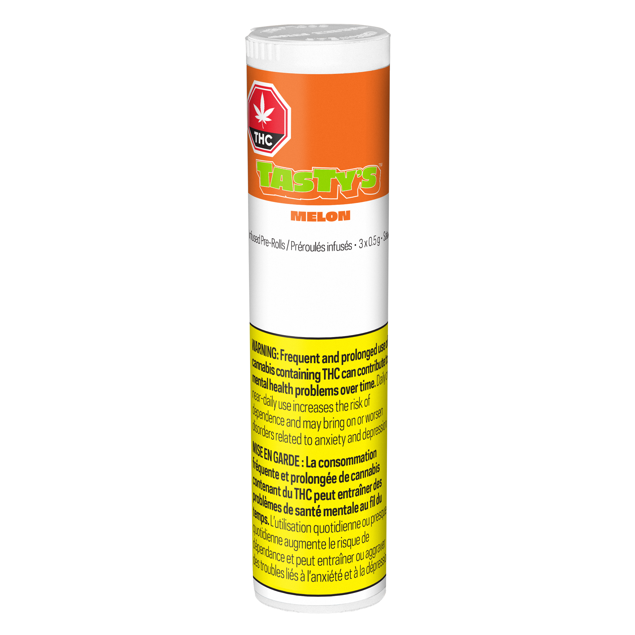 TASTY'S Premium Melon Diamond Infused Pre-Rolled Cones | High-Quality Hemp Pre-Rolls for Relaxation & Social Enjoyment | Perfect for Evenings, Parties & Stress Relief