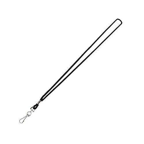 Office Depot 10-Pack Black Lanyards for ID Badges & Keys