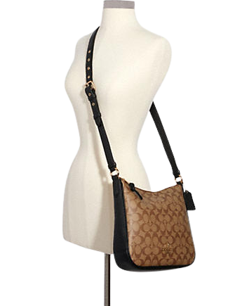 Coach Ellie File Bag in Signature Canvas - Stylish Crossbody Handbag for Women, Perfect for Work, Travel & Everyday Use