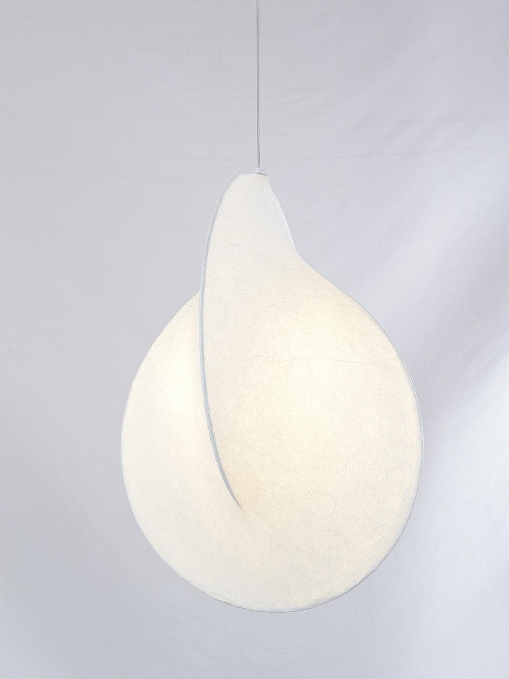 Modern Cocoon Pendant Light - Handwoven Rattan Hanging Lamp for Dining Room, Bedroom & Living Room - Boho Chic Ceiling Lighting Fixture for Home Decor