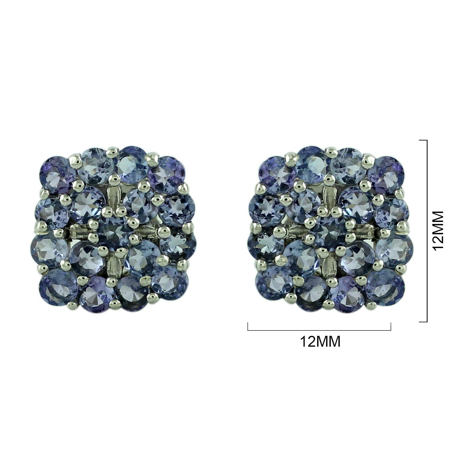 925 Sterling Silver Carillon Cluster Earrings for Women - Elegant Dangle Earrings for Parties, Weddings & Everyday Wear