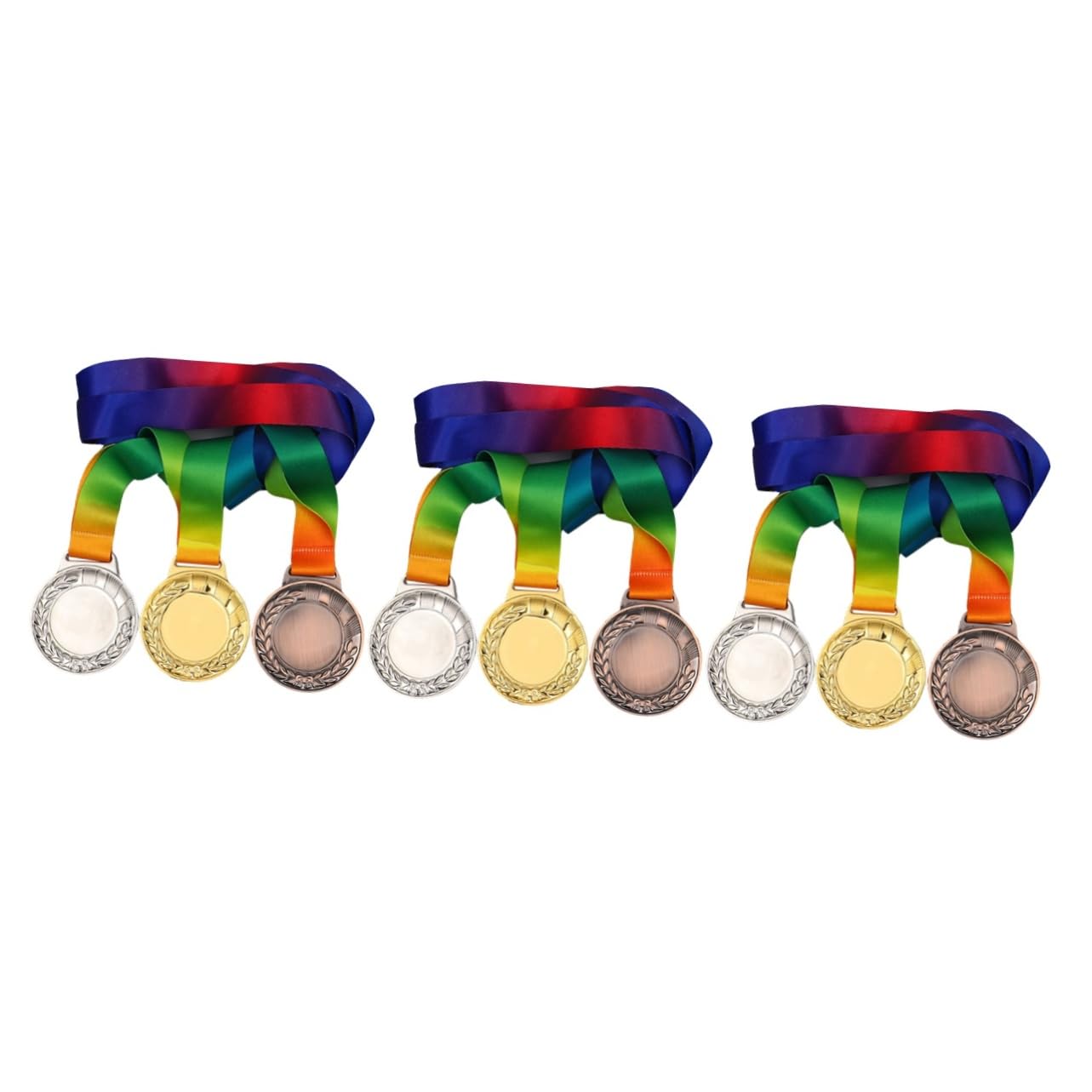 OHPHCALL Kids Sports Medal Toy Set - Award Medals for Football Competition, Track & Field Events - Perfect for School Sports Day, Birthday Prizes & Achievement Rewards