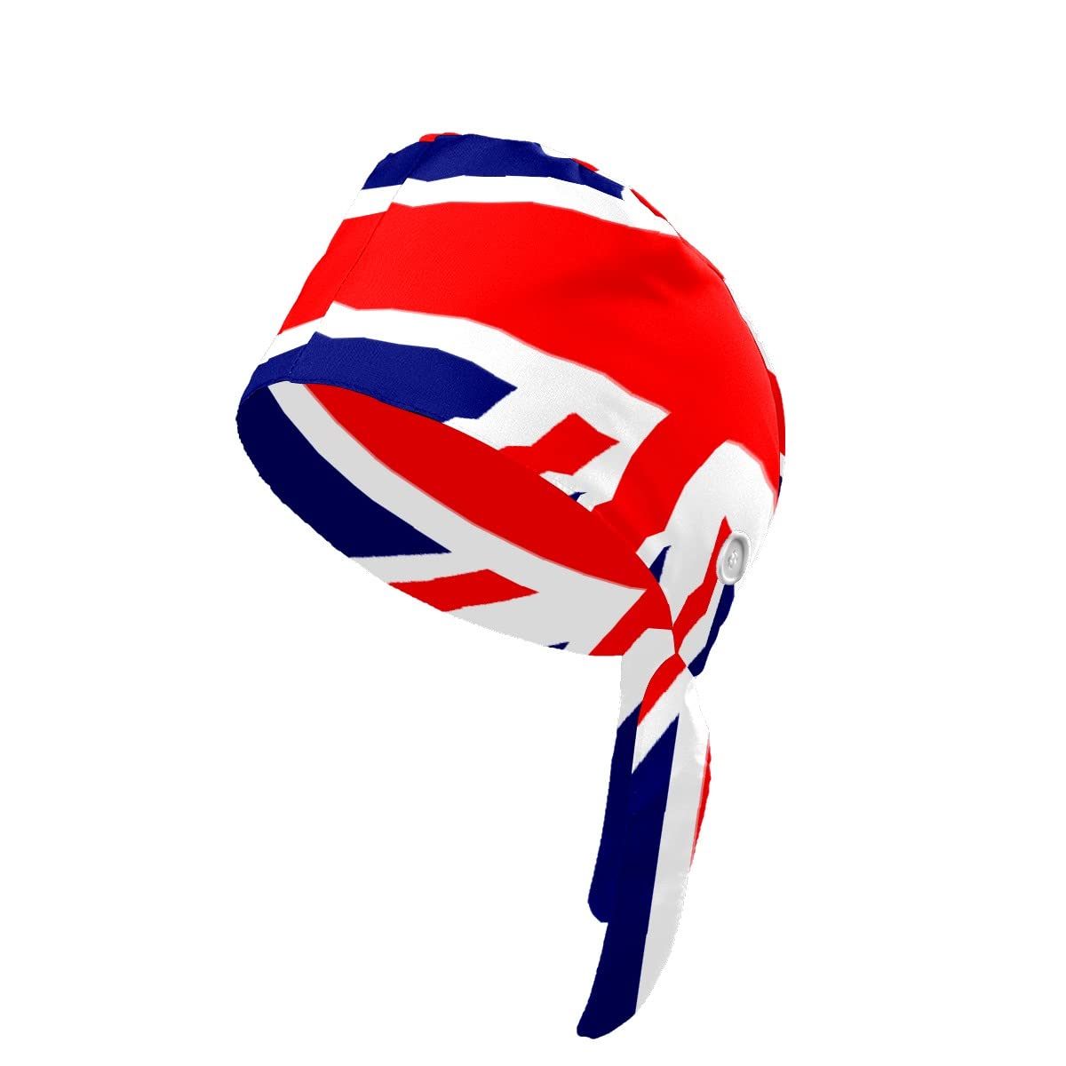 Adjustable Bouffant Hair Caps for Women & Men - One Size Fits All with Sweatband & Button Closure - Perfect for Work, Food Service, Healthcare & Salon Use