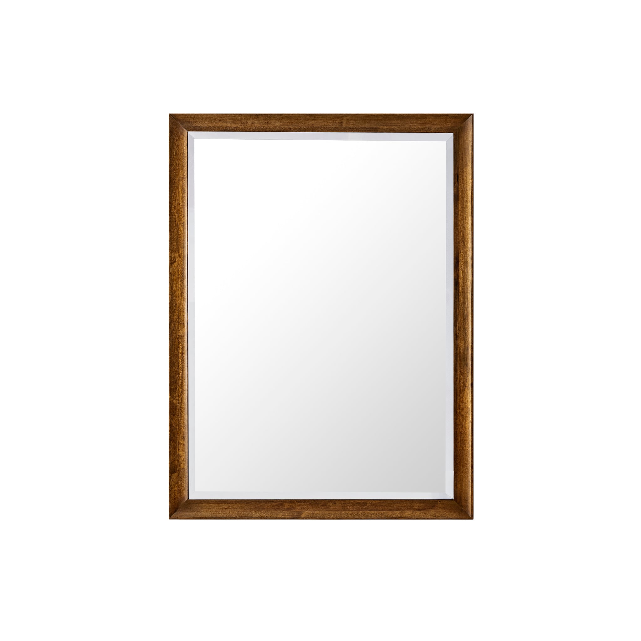 Glenbrooke 30-Inch Country Oak Wall Mirror - Rustic Farmhouse Bathroom & Entryway Decor for Home