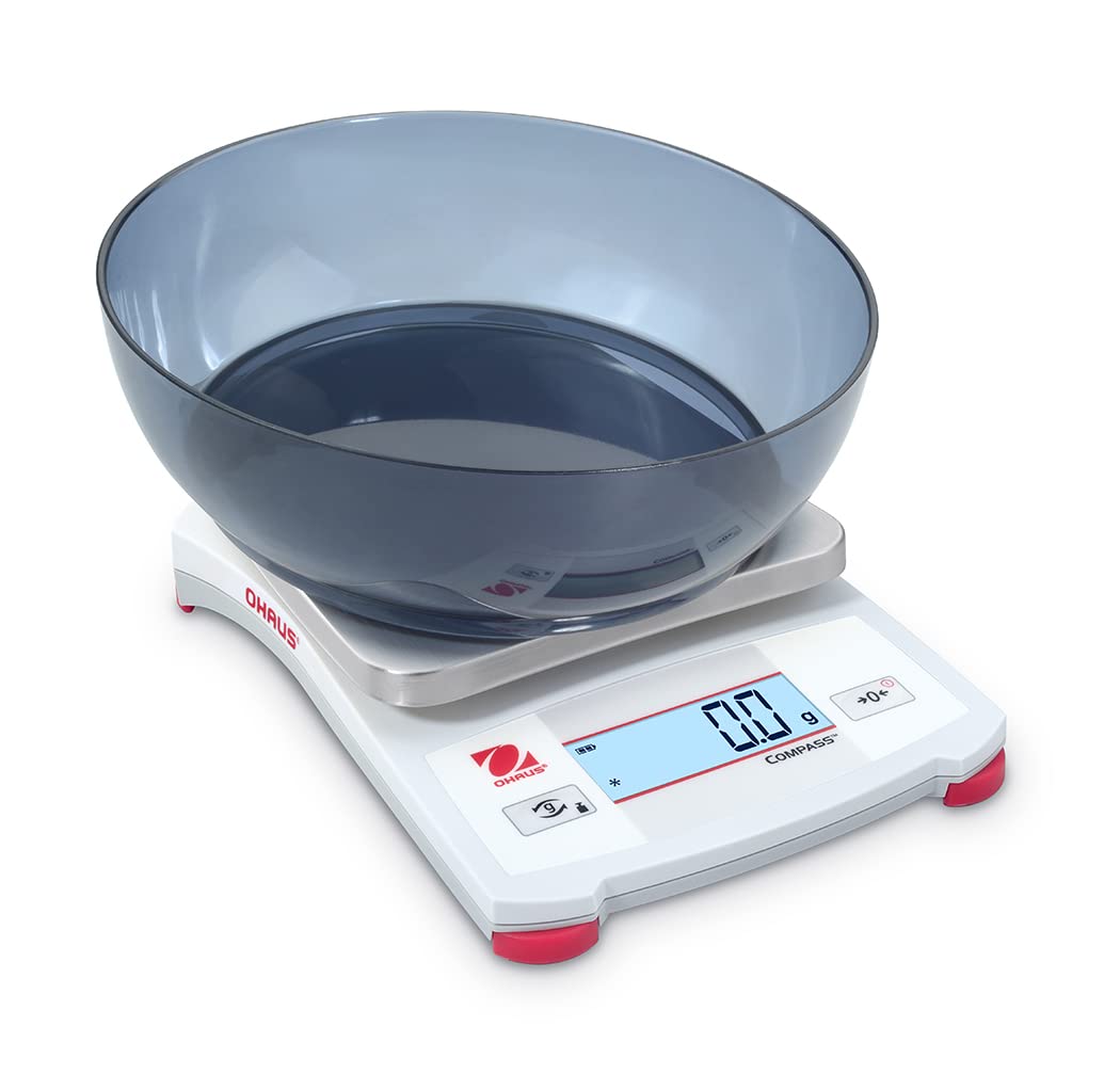 Ohaus CX221P Compass CX Digital Postal Scale - 220g Capacity, 0.1g Precision, 5.6