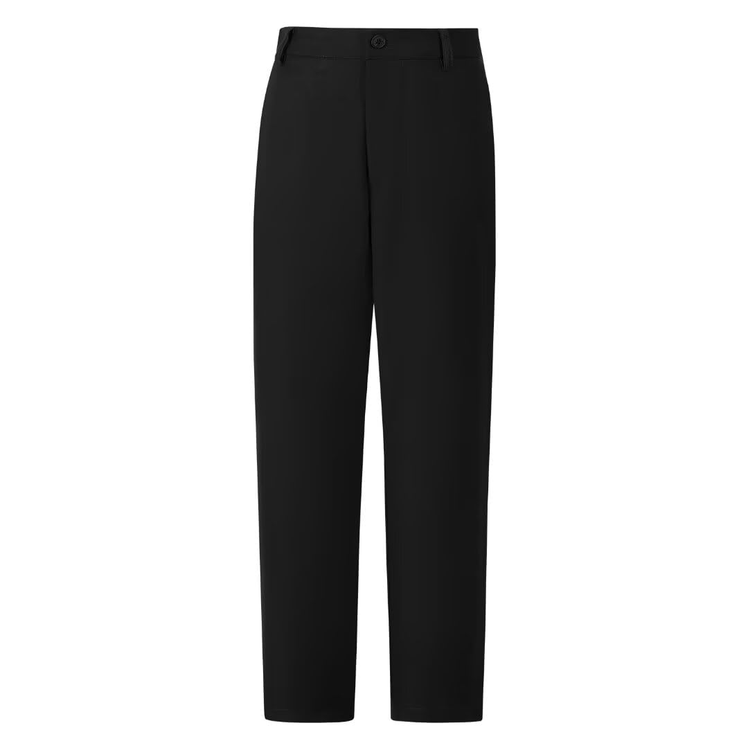 Boys Dress Pants for Kids - Flat Front School Uniform Slacks with Adjustable Waistband | Perfect for School, Church, and Formal Occasions