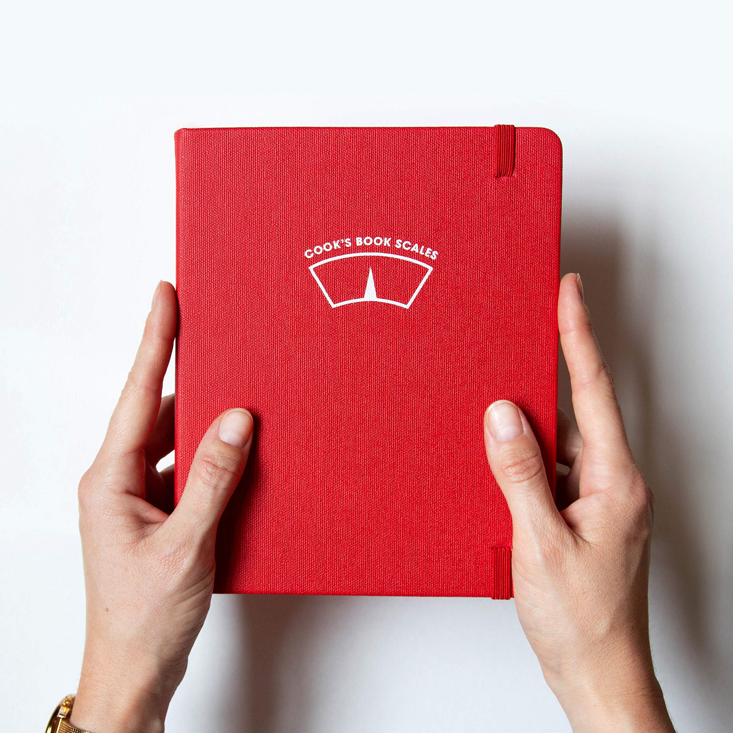 Suck UK Digital Food Scale Cookbook with Built-In Kitchen Scale | Recipe Book with Hidden Weight Scale | Baking & Cooking Accessories for Foodies | Perfect Baking Gift for Home Chefs | Ideal for Measuring Ingredients, Portion Control & Healthy Eating