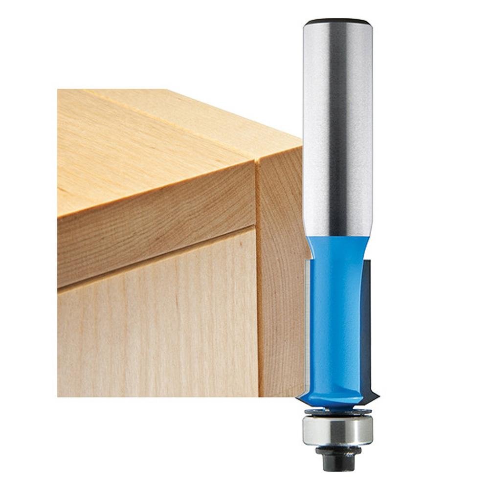 ROCKLER Flush Trim V-Groove Router Bit - 1/2