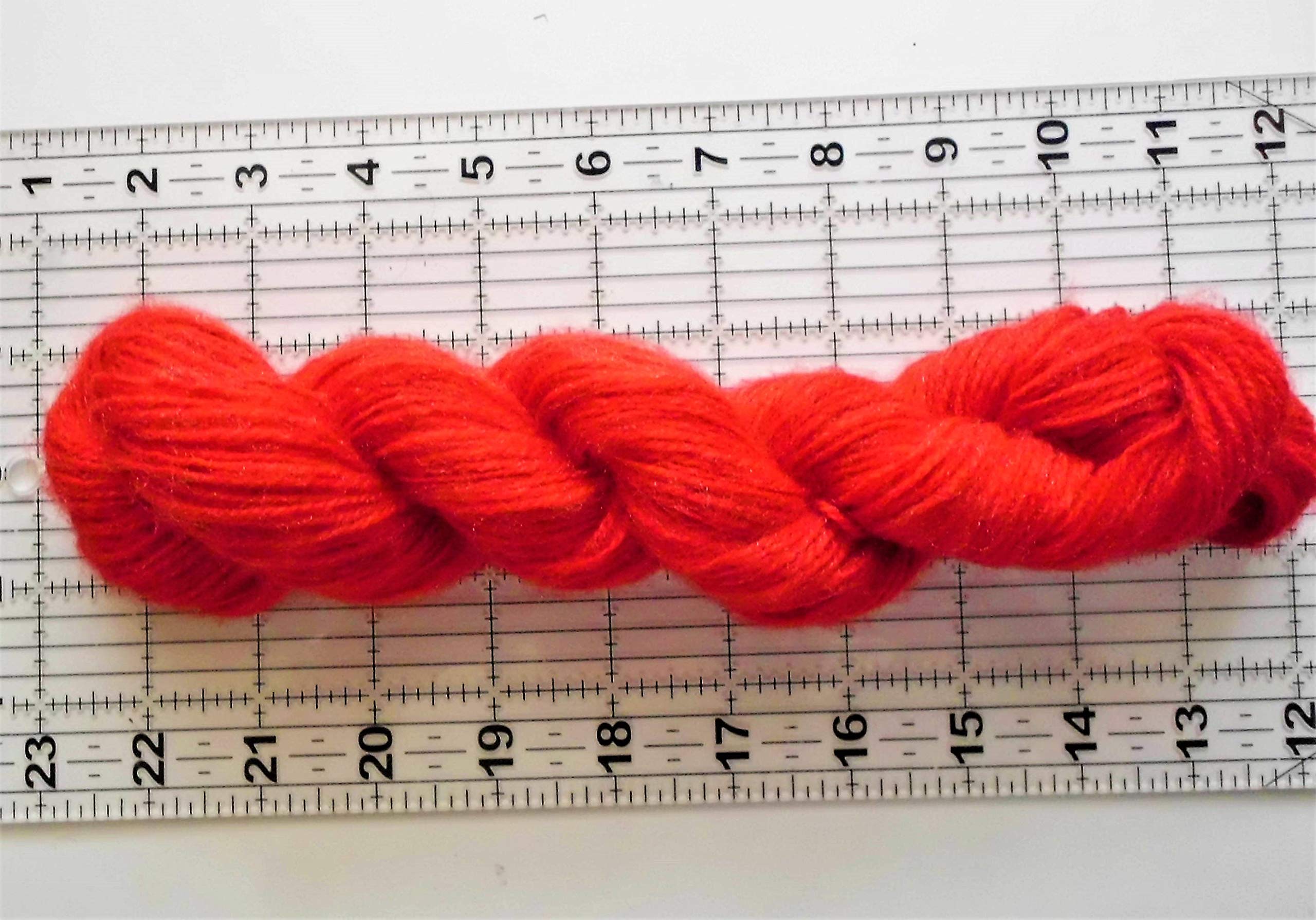 Soft Sport Weight Knitting Crochet Yarn - Fuzzy Frosted Cherry Red for Cozy Scarves, Hats & Baby Blankets | Premium DIY Craft Yarn for Handmade Gifts & Winter Accessories