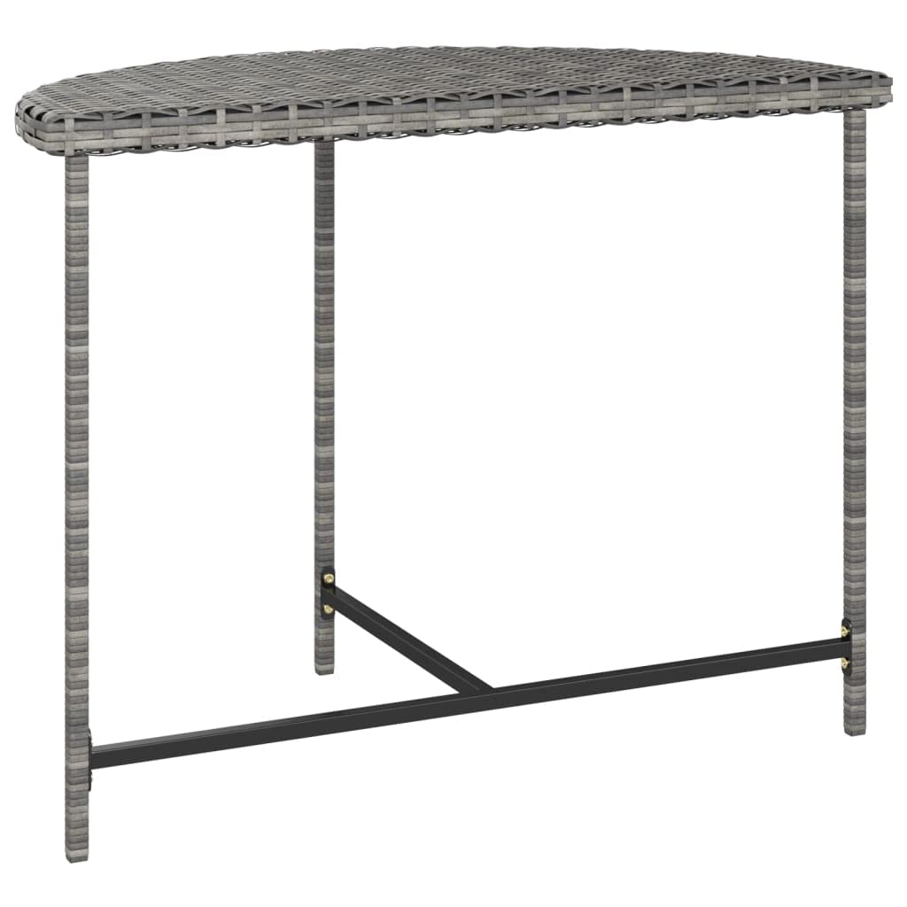 Gray Outdoor Patio Dining Table 39.4