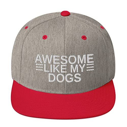 Heather Grey/ Red