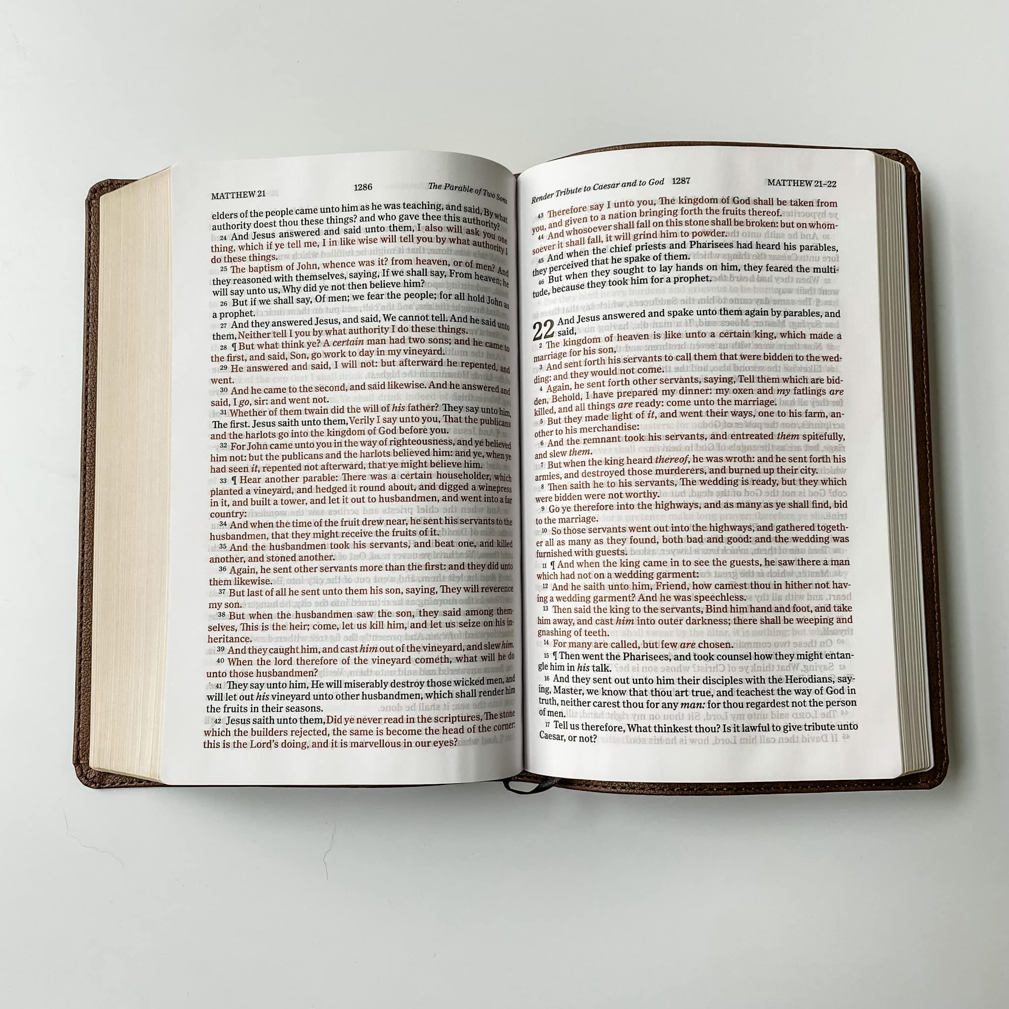 Hand Illustrated & Laser Engraved KJV Bible - Premium Leathertouch Brown Cover with Custom Name Engraving - Personalized Christian Gift for Weddings, Baptisms, Graduations & Birthdays - Perfect for Daily Devotion, Bible Study & Special Occasions