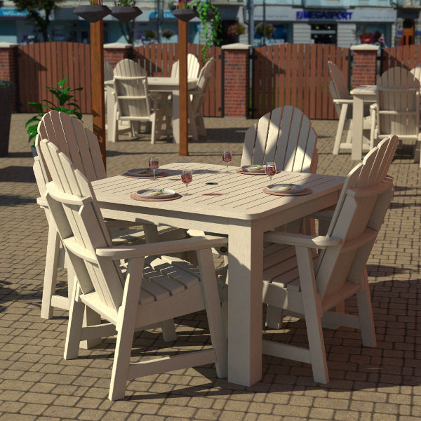 Muskoka 5-Piece Square Bistro Dining Set - Outdoor Patio Furniture for Garden, Deck, and Backyard Dining