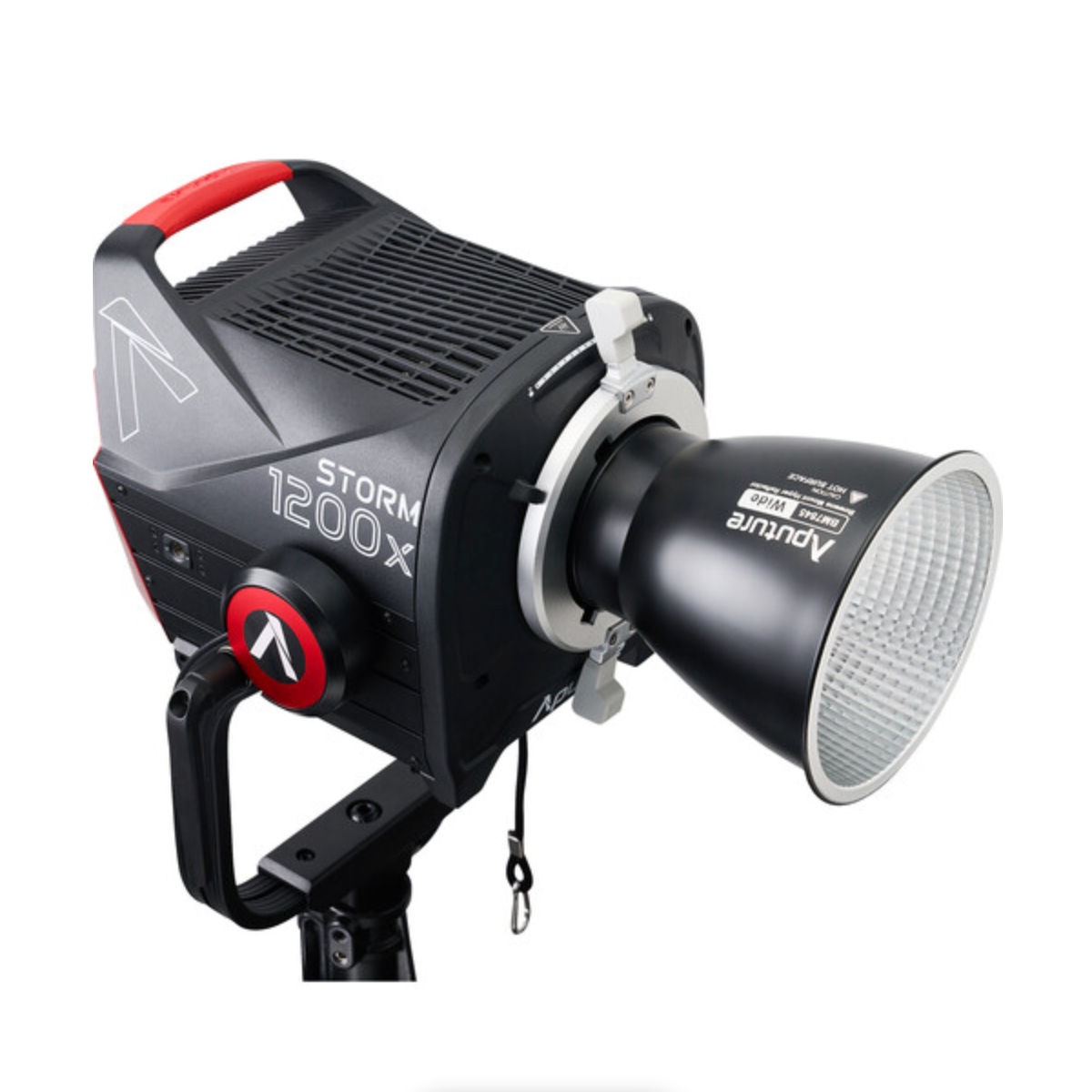 Aputure STORM 1200x LED Light Kit with Wide Reflector - Professional Studio Lighting for Photography, Videography & Film Production - Perfect for YouTube, TikTok, Live Streaming & Indoor Shooting