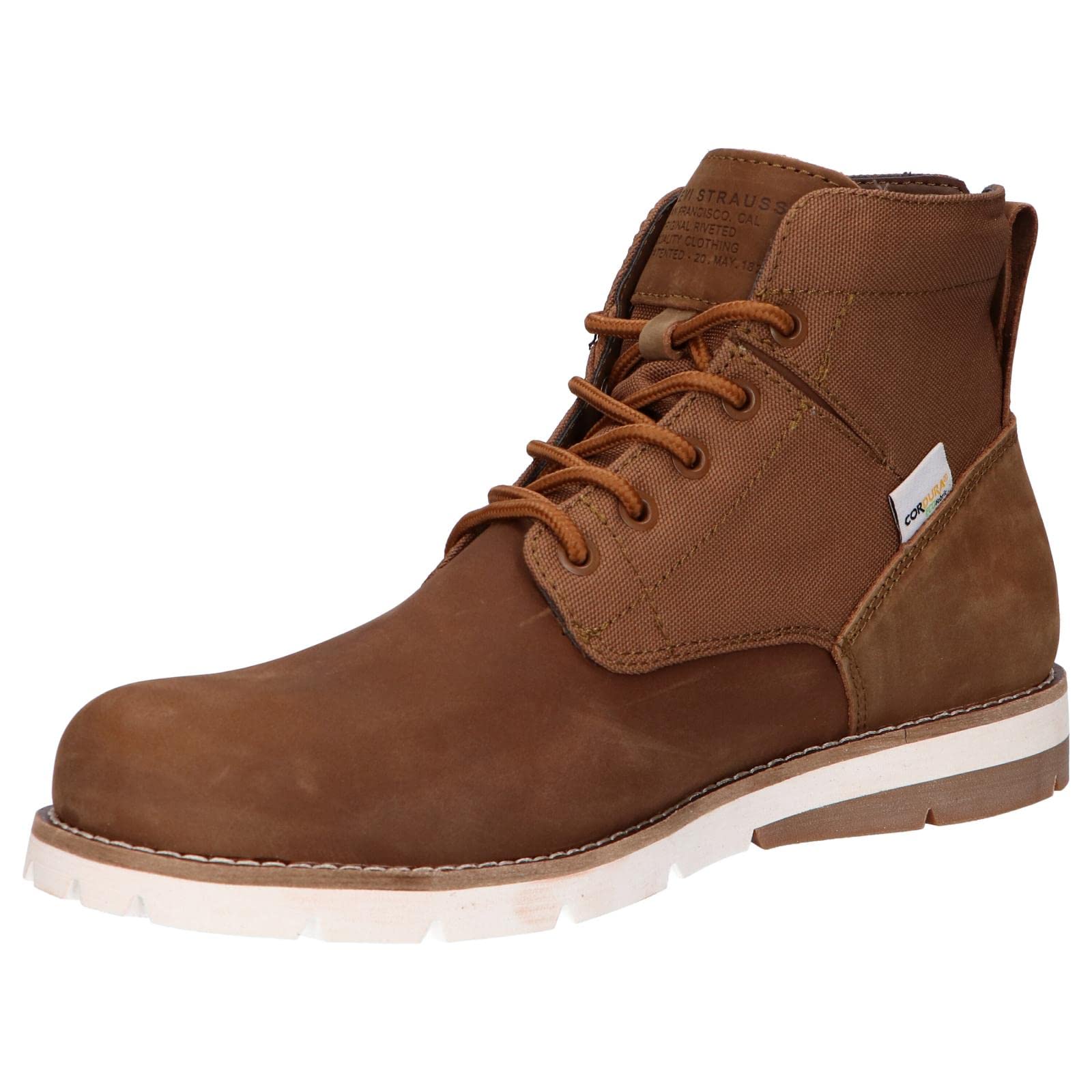LEVI'S Men's Jax Leather Work Boots - Durable Comfortable Cowboy Boots for Men | Perfect for Western Wear, Country Music Festivals & Outdoor Work