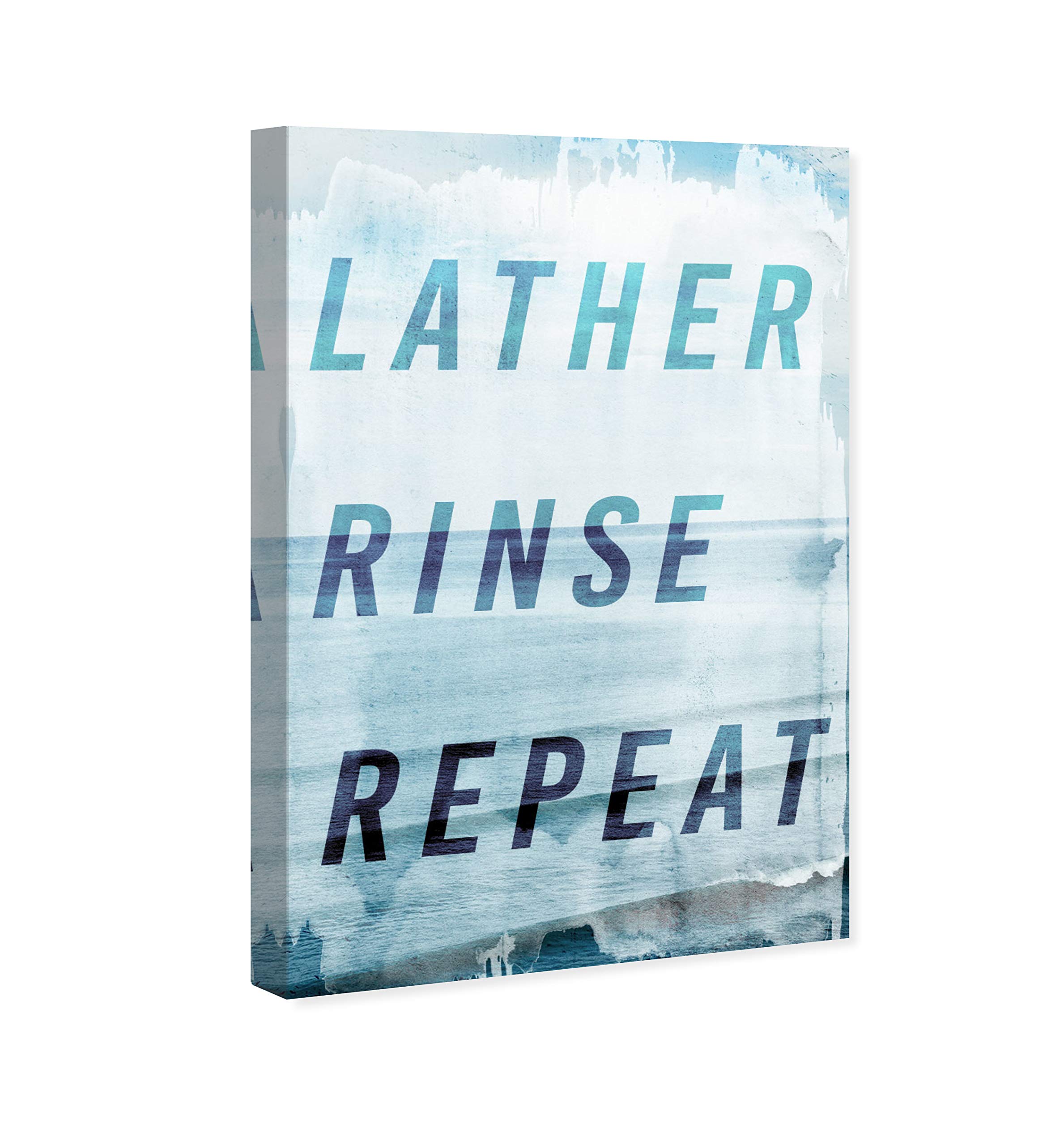Oliver Gal Artist Co. 'Bath Time Reminders' Canvas Wall Art Prints - Perfect for Bathroom Decor & Spa-Inspired Home Design