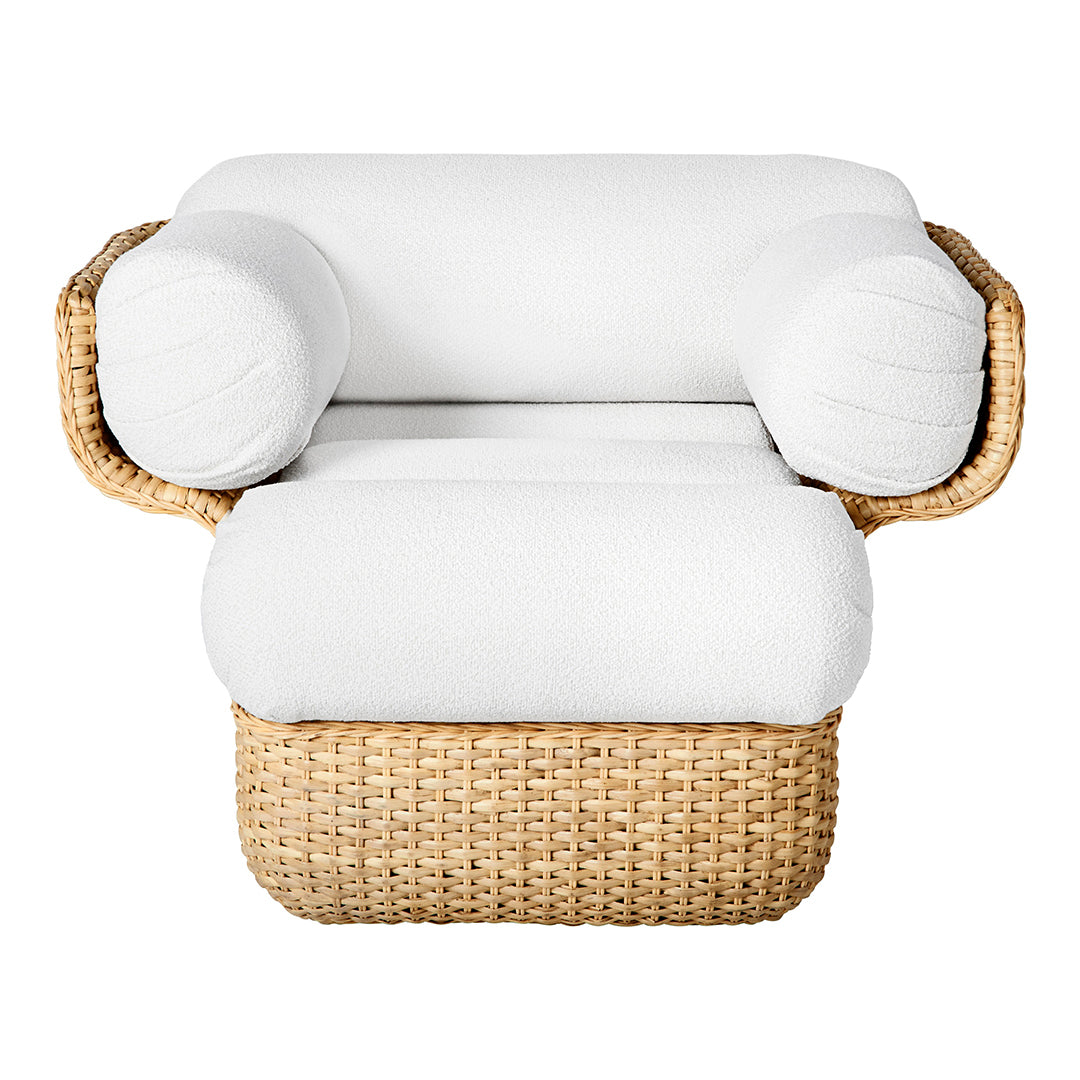 Premium Wicker Basket Lounge Chair for Patio, Outdoor & Garden - Comfortable Rattan Hanging Egg Chair with Cushion - Perfect for Relaxing, Reading & Sunbathing